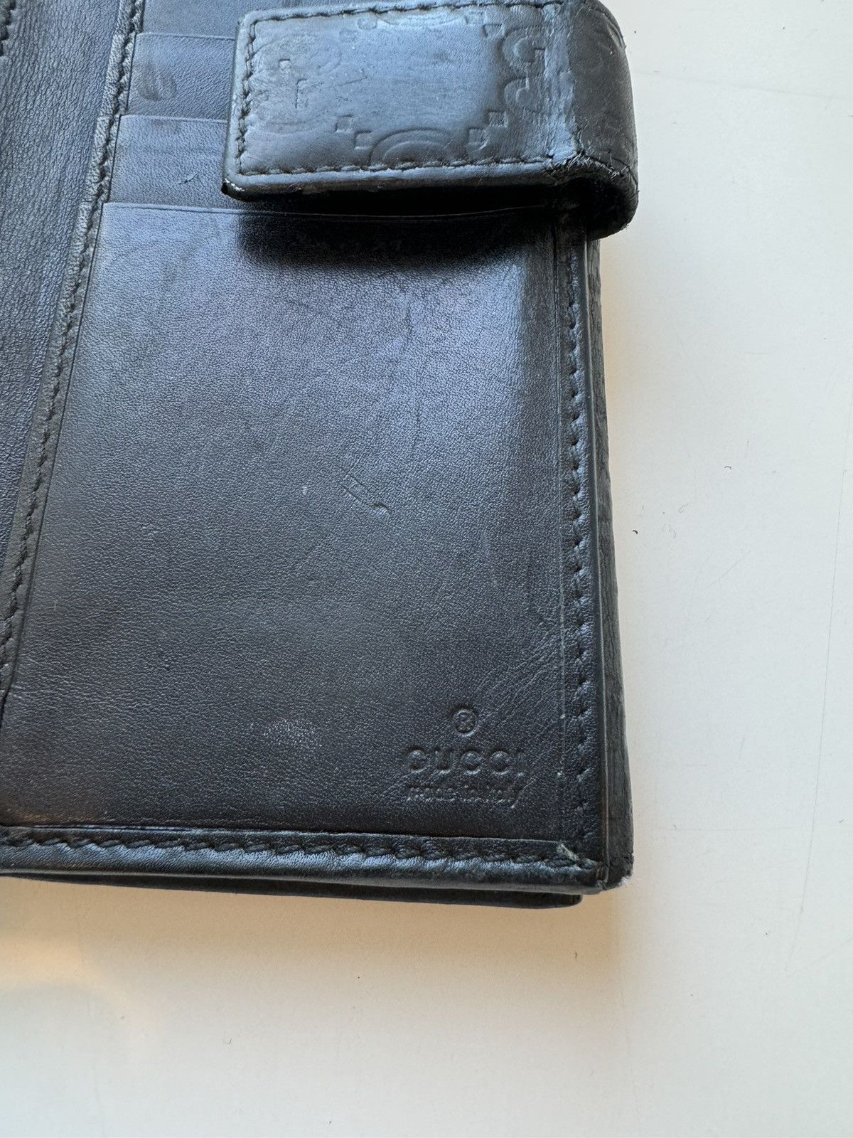 Gucci × Vintage 💎 Gucci Monogram Leather Wallet Size ONE SIZE - 5 Thumbnail
