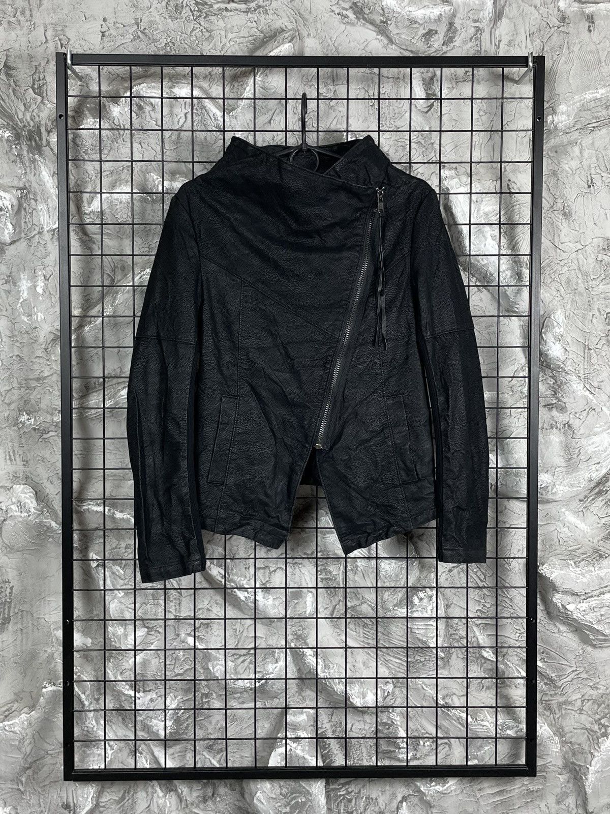 If Six Was Nine Vintage Archive Asymmetrical Zip Jacket LGB Rick Owens Vibe Size US S / EU 44-46 / 1 - 1 Thumbnail