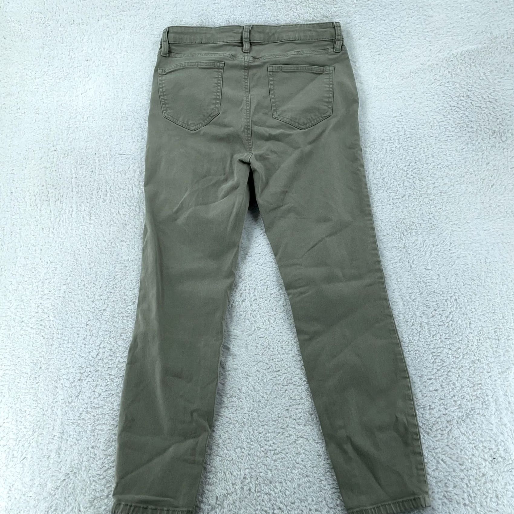 Buffalo David Bitton Buffalo David Bitton Jeans High Rise Stretch Ankle Skinny Size 8 29x25 Green Women Regular Denim Cotton Blend Spandex Pockets Zip Vintage: No 90s? Size 30" / US 8 / IT 44 - 4 Thumbnail
