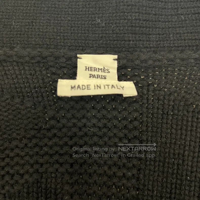 Hermes Hermes Diamond Pattern Side Zipper High Neck Cotton Coat Size XS / US 0-2 / IT 36-38 - 4 Thumbnail