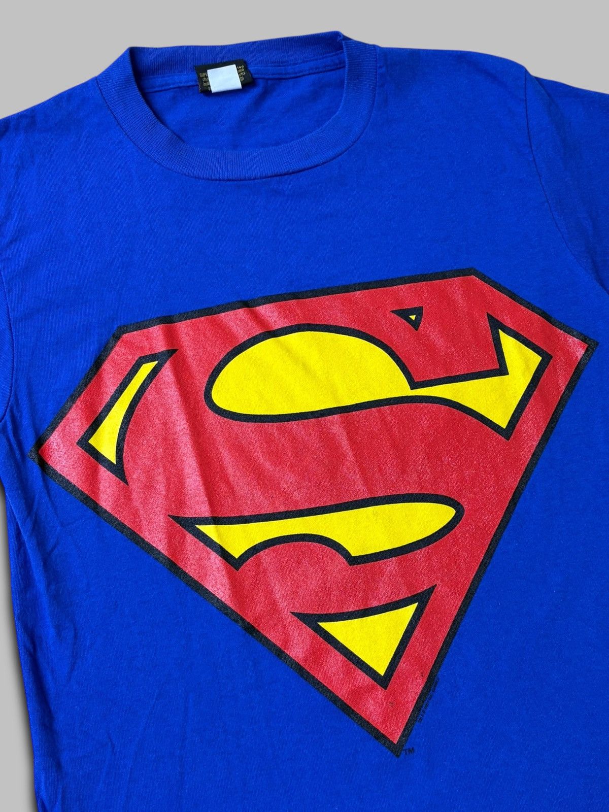 Band Tees DC Superman Vintage Single Stitch Blue T-Shirt Size US S / EU 44-46 / 1 - 3 Thumbnail