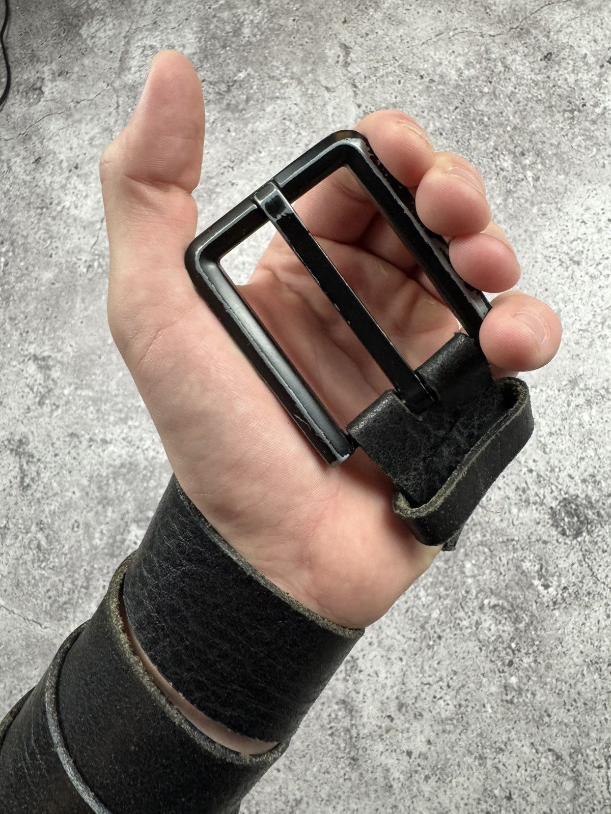 Japanese Brand 00’S NUMBER NINE STYLE OPIUM LEATHER Y2K BELT JAPANESE Size ONE SIZE - 2 Thumbnail