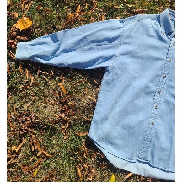 Cartoon Network Vtg Space Ghost Cartoon Network Denim button up shirt Size US XL / EU 56 / 4 - 5 Thumbnail