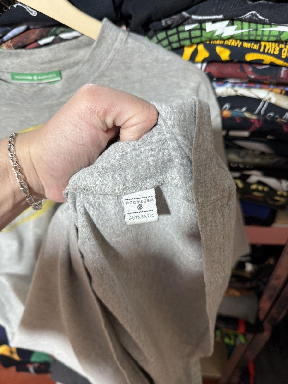 Rap Tees × Rocawear × Vintage Vintage 2000’s Rocawear Rap Eminem T-Shirt Retro Y2K Hype Size US L / EU 52-54 / 3 - 8 Thumbnail