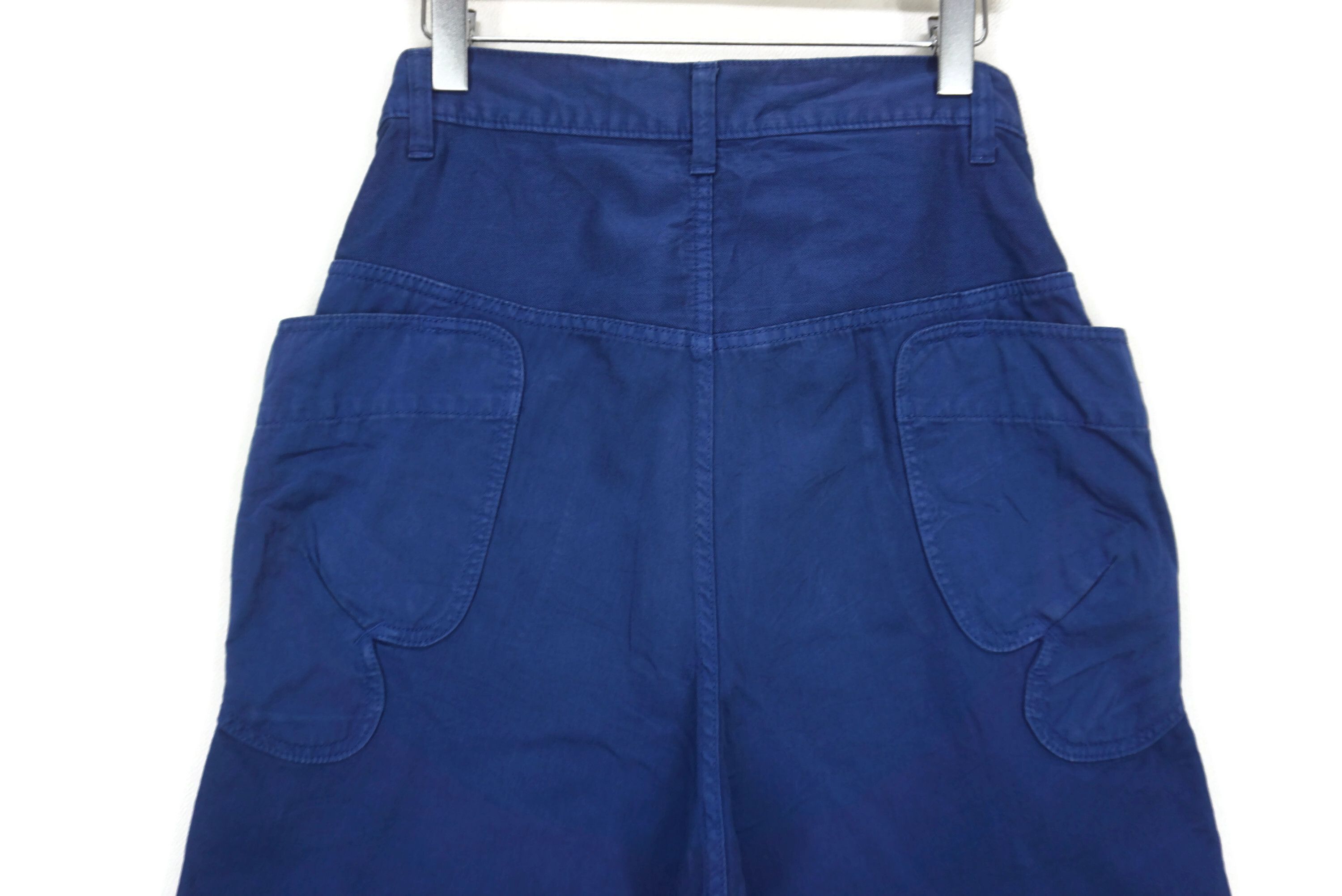 mercibeaucoup Butterfly Shape Pocket Pants Size W33xL27.5 Cropped Trousers Size 28" / US 6 / IT 42 - 8 Thumbnail