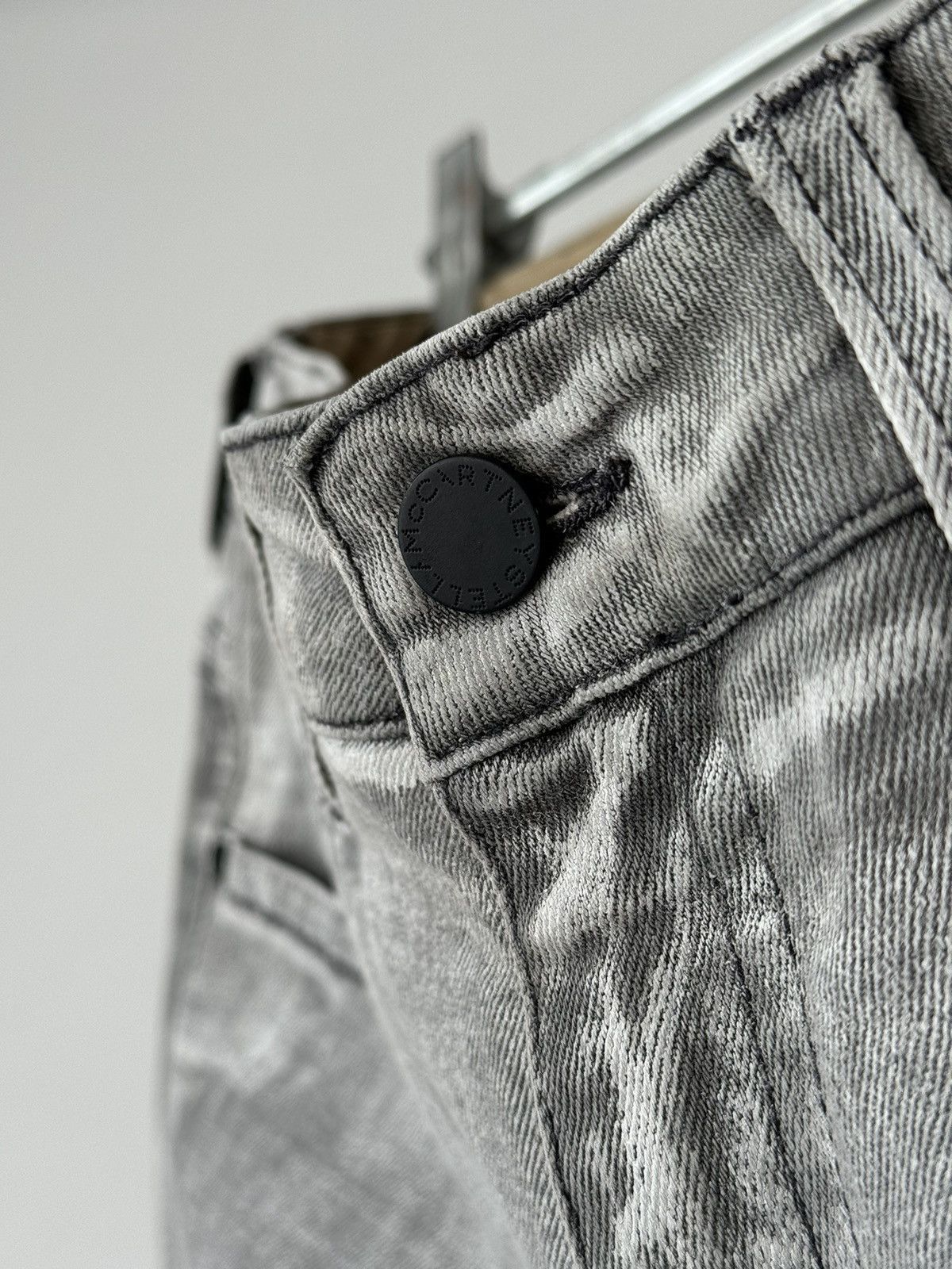 Stella McCartney Stella McCartney Acid Wash Slim Grey Jeans Pants Size US 31 - 5 Thumbnail