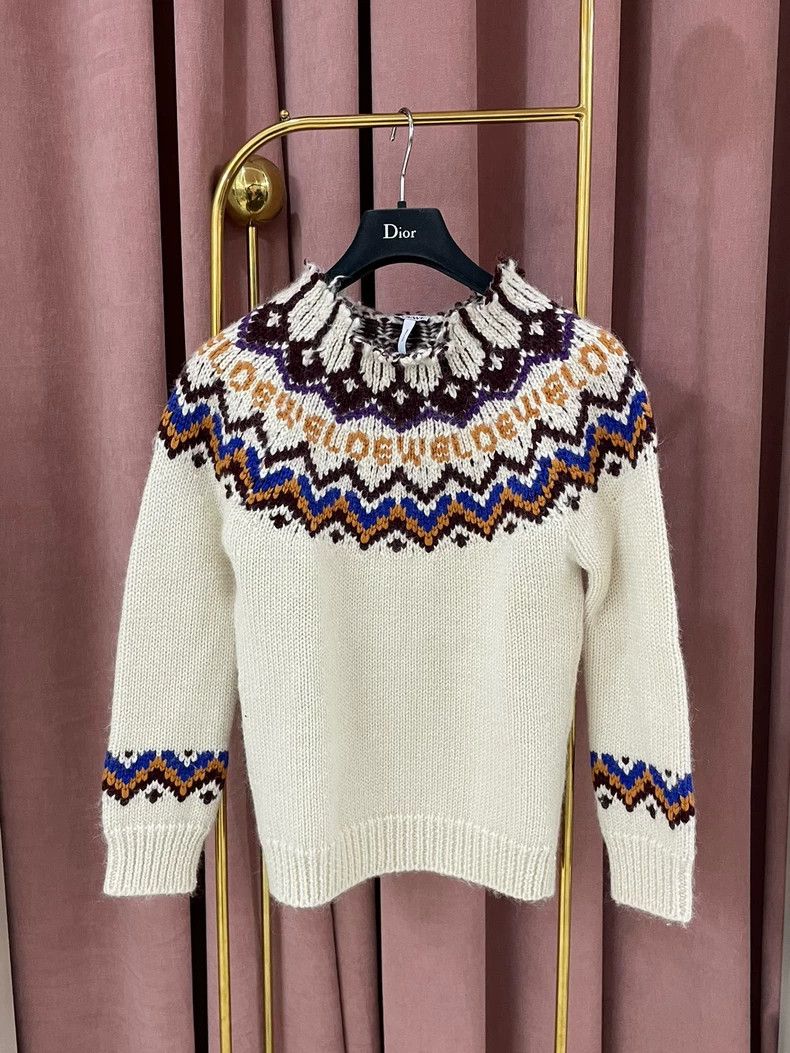 Loewe LOEWE Letter wave sweater Size S / US 4 / IT 40 - 1 Thumbnail