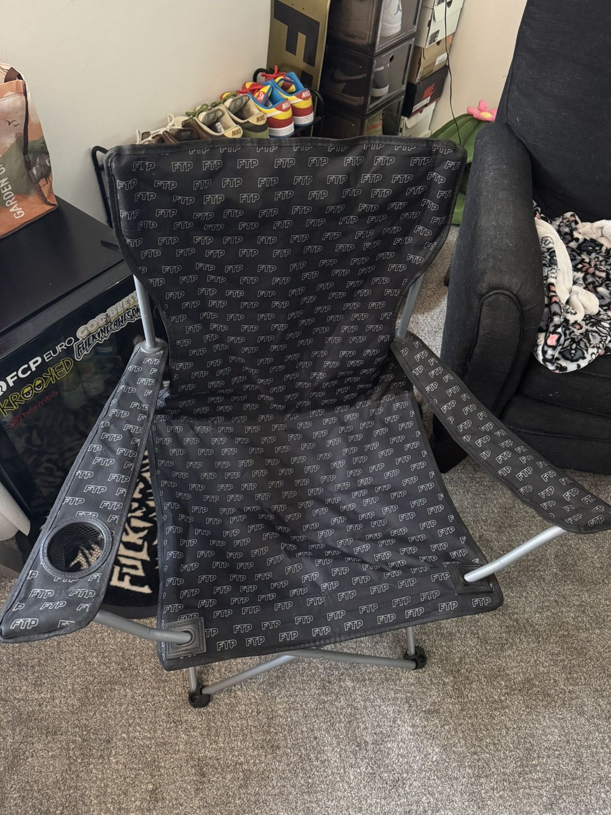 Fuck The Population FTP Camping Chair Size ONE SIZE - 2 Thumbnail
