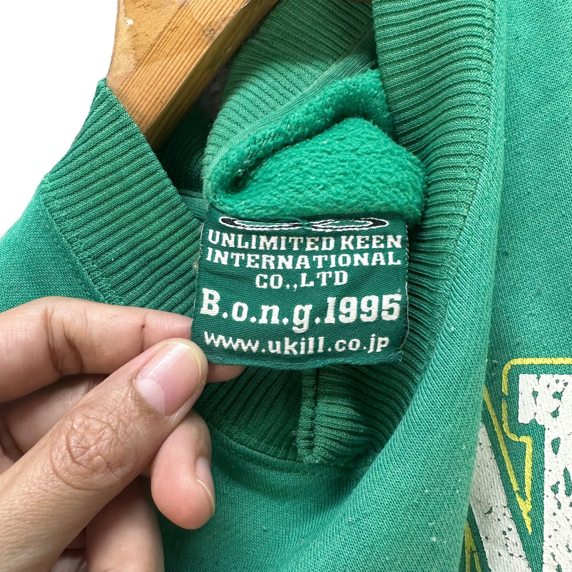 Japanese Brand BONG UK INTERNATIONAL BOG LOGO SWEATSHIRTS #7734-167 Size US L / EU 52-54 / 3 - 10 Thumbnail