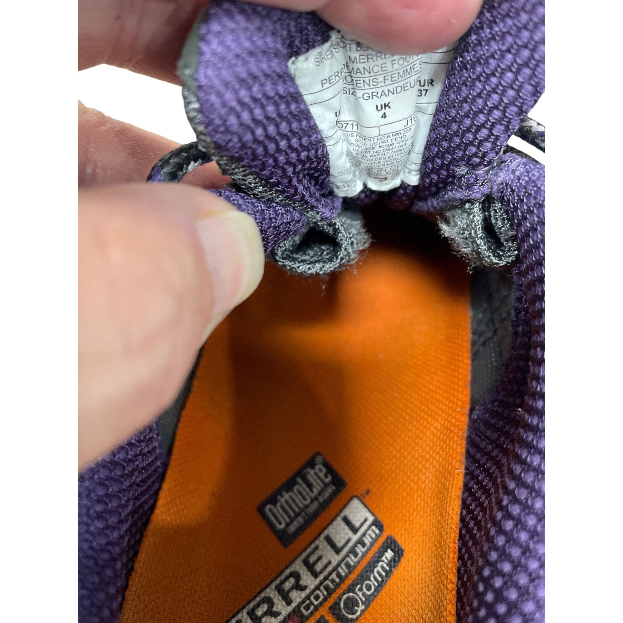 Merrell Merrell Continuum Vibram womans purple gray Hiking sneakers Size US 6.5 / IT 36.5 - 9 Thumbnail