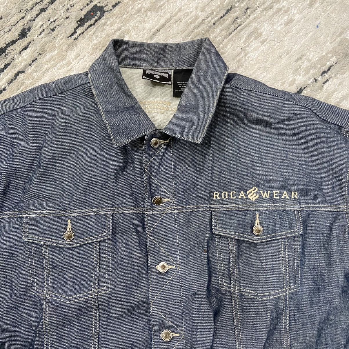 Rocawear VTG Rocawear Men’s Y2K Jacket 3XL Heavy Duty Denim 90s Size US XXL / EU 58 / 5 - 3 Thumbnail