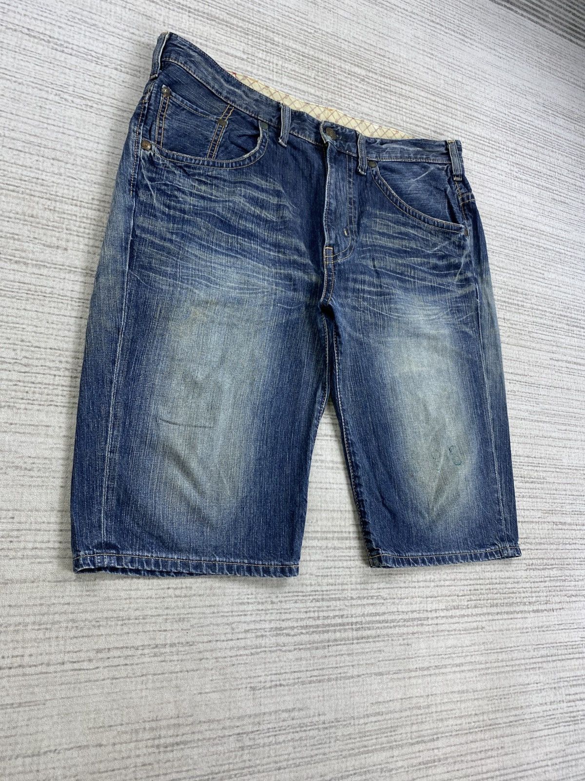 Edwin × Japanese Brand × Vintage Vintage Edwin Short Denim Pants Size US 38 / EU 54 - 3 Thumbnail