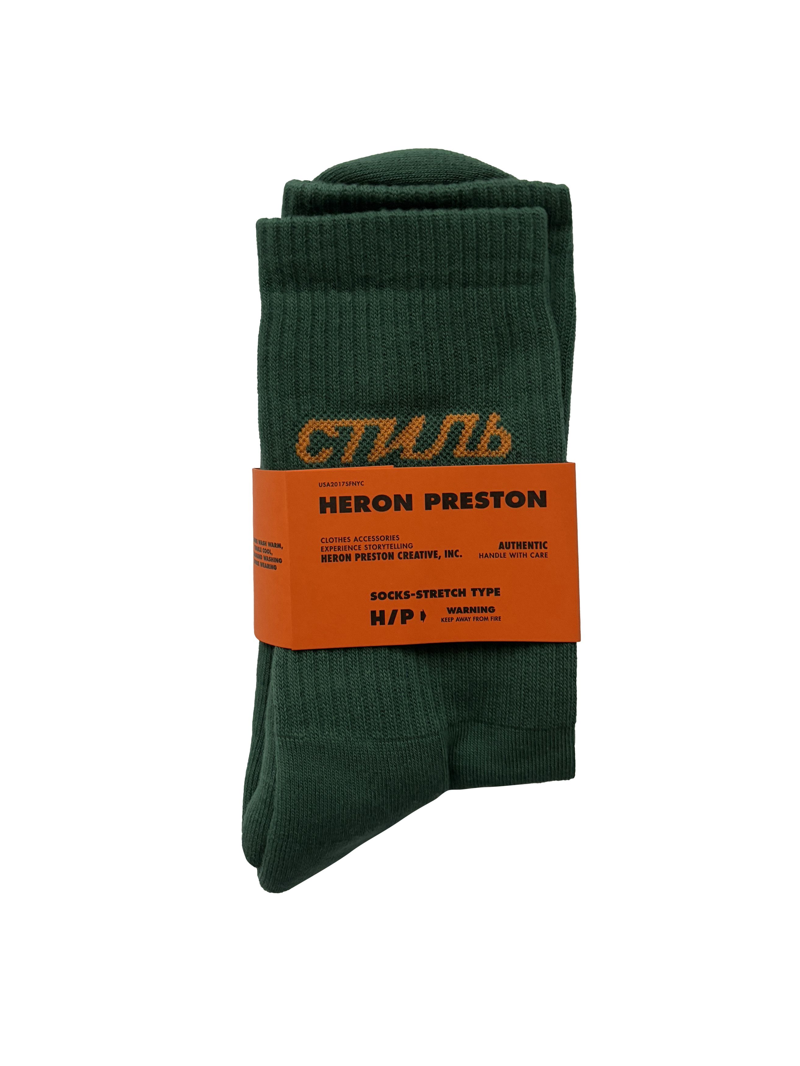 Heron Preston ⚡️QUICK SALE⚡️Bundle Pack 4 Heron Preston CTNMB Green Socks Size ONE SIZE - 2 Thumbnail