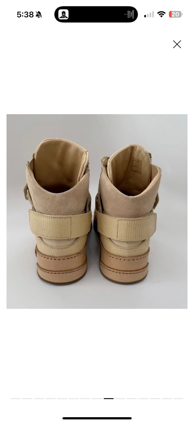 Versace Versace ostrich high trainers Size US 9 / EU 42 - 10 Thumbnail