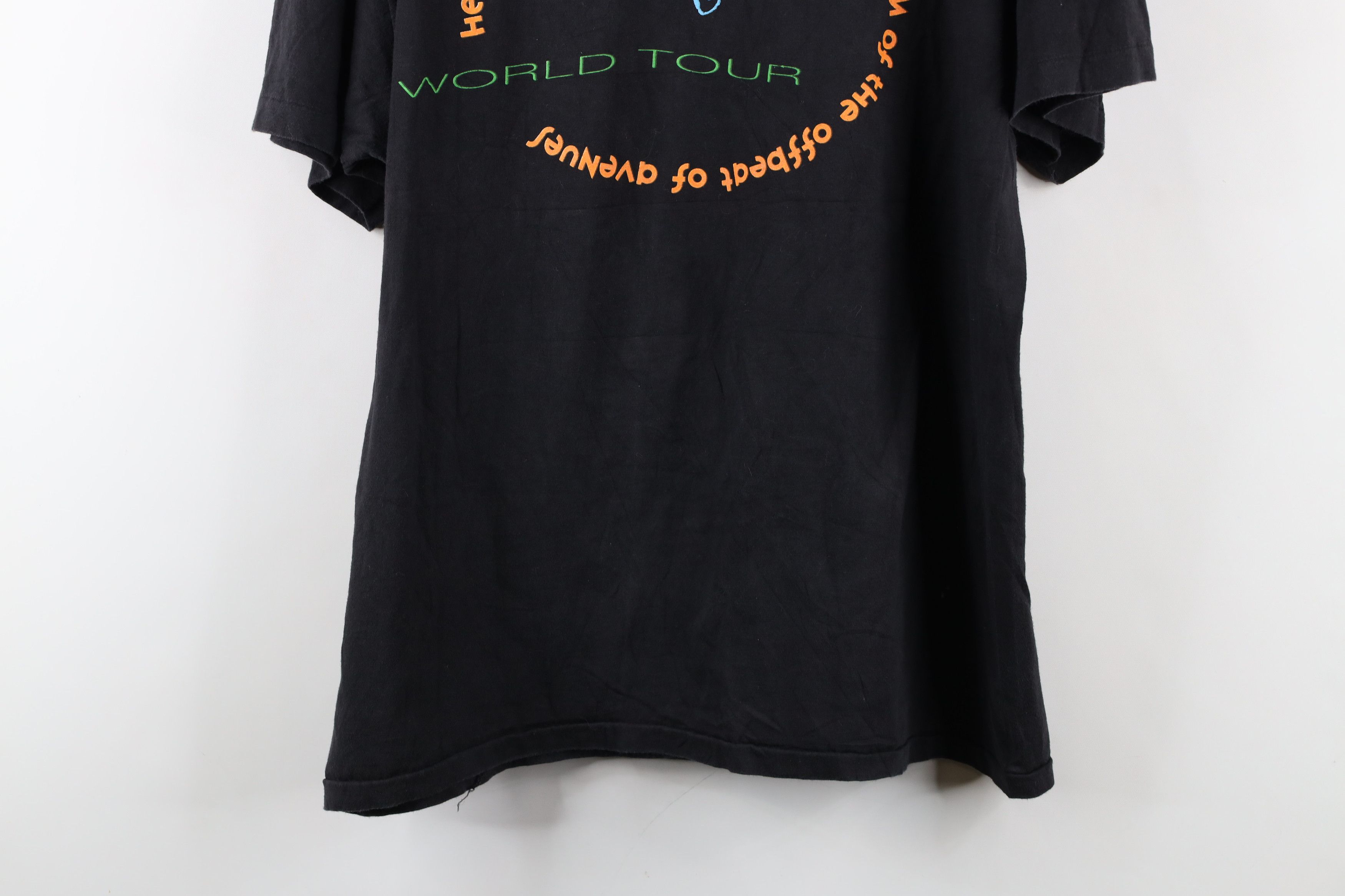 Vintage Vintage 90s World Tour The Manhattan Transfer Band T-Shirt Size US L / EU 52-54 / 3 - 15 Thumbnail