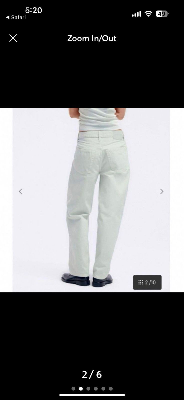 Calvin Klein Jennie x Calvin Klein Overdyed '90s Fit Jean Size 27" / US 4 / IT 40 - 2 Thumbnail