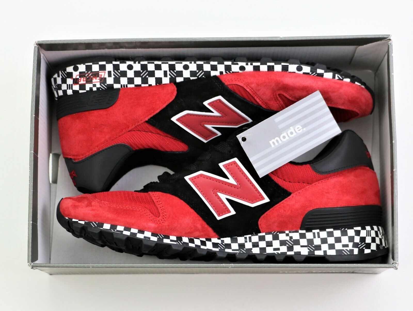 New balance 1300 black red best sale