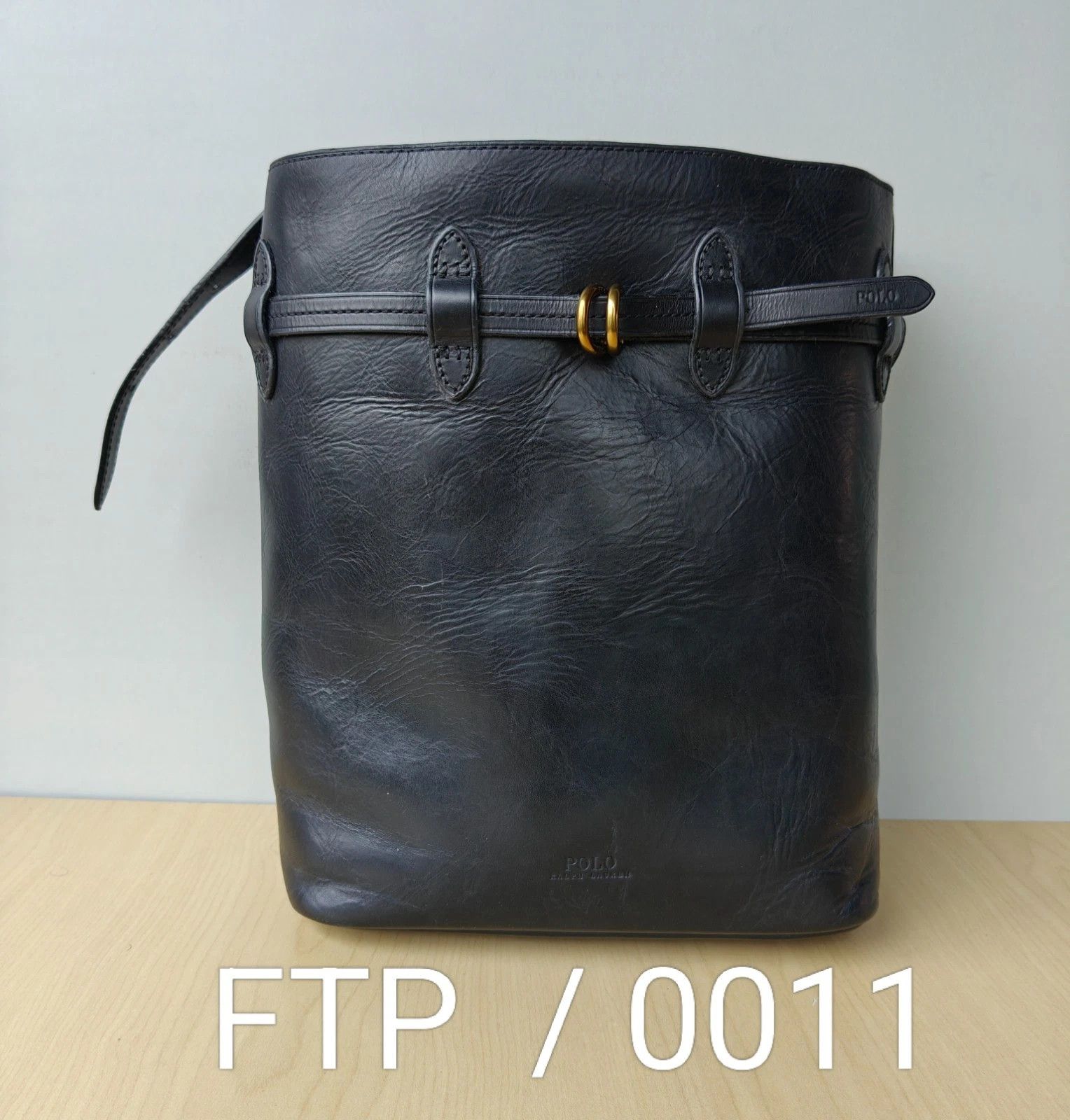 Polo Ralph Lauren Polo Ralph Lauren Bellport Leather Large Bucket Bag FTP 0011 Size ONE SIZE - 8 Thumbnail