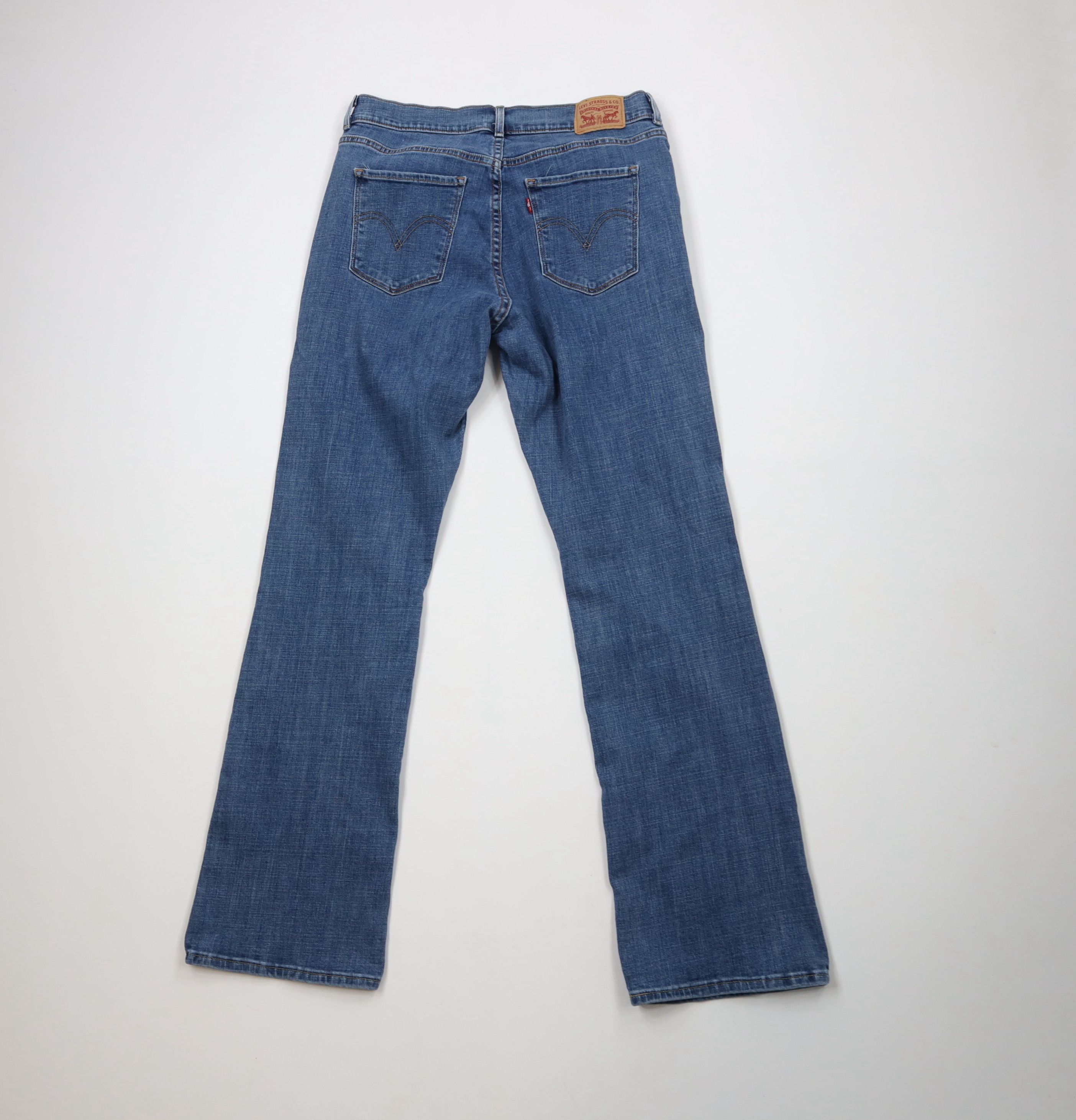 Levi's × Vintage Vintage Y2K Levis Stretch Flared Bootcut Denim Jeans Size 30" / US 8 / IT 44 - 10 Thumbnail