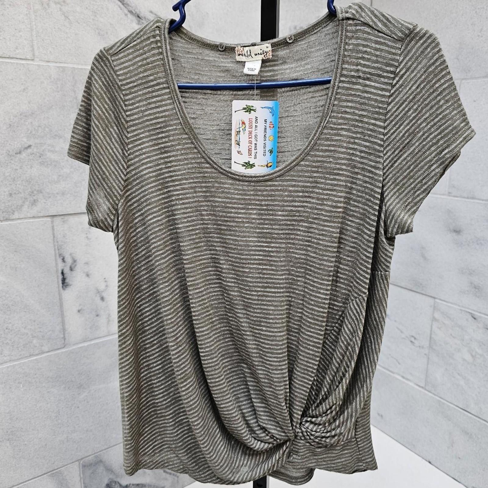 Other Women's Green Shirt Size M / US 6-8 / IT 42-44 - 2 Thumbnail