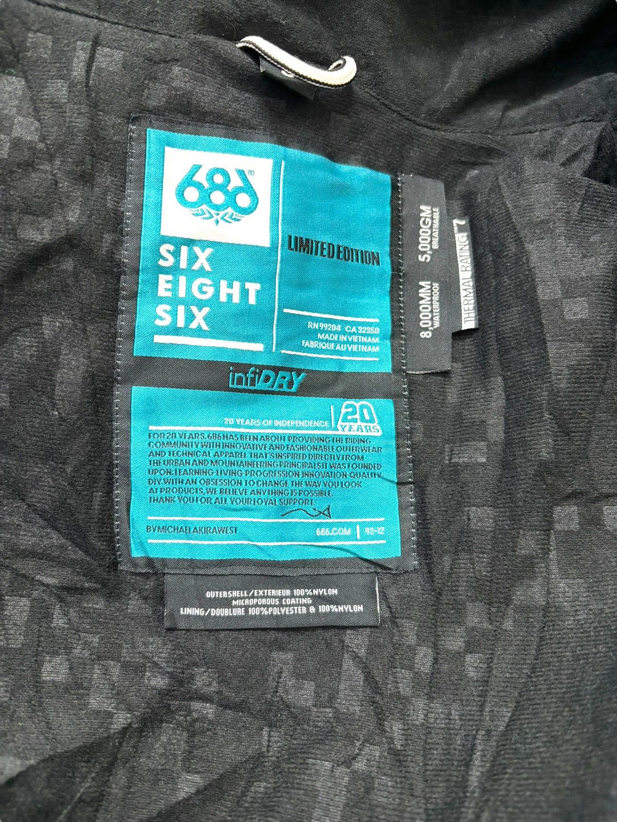 686 × Nutmeg 686 Six Eight Six Jacket Size US S / EU 44-46 / 1 - 11 Thumbnail