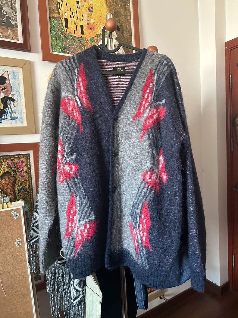 Needles NEEDLES 22AW Mohair Butterfly Cardigan - dmc Size US S / EU 44-46 / 1 - 1 Thumbnail