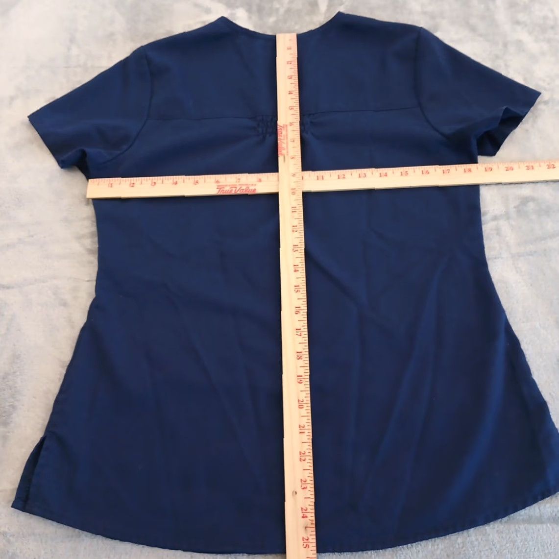 Vintage Grey's Anatomy Scrub Top Womens Small Blue Short Sleeve Style# 71166 VS Solid Polyester Vietnam Women S Blue Scrub Top 71166 Size S / US 4 / IT 40 - 5 Thumbnail