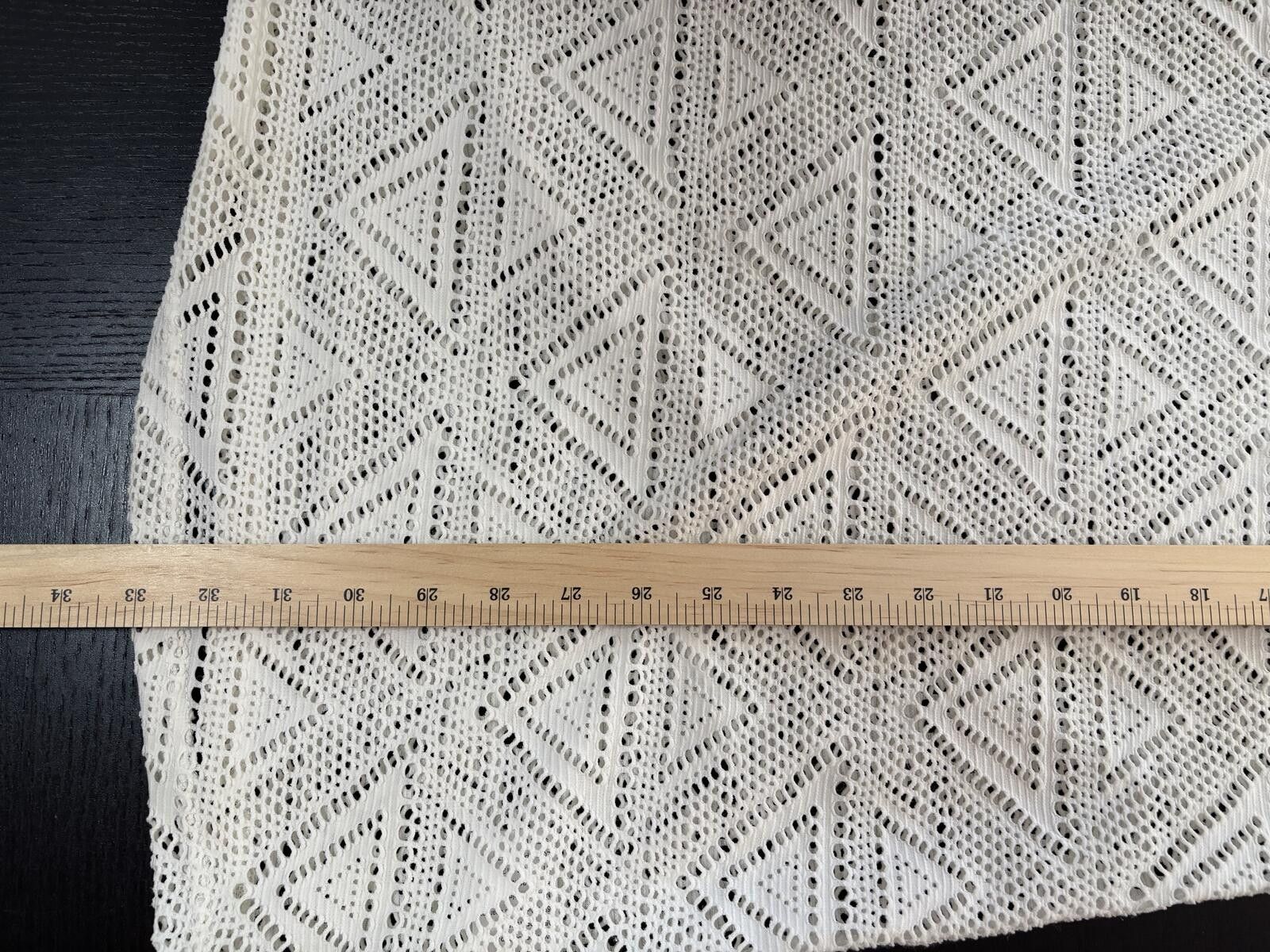 Other LAGACI Crochet Sleeveless Swim Cover-Up Dress in Cream. L Size ONE SIZE - 7 Thumbnail