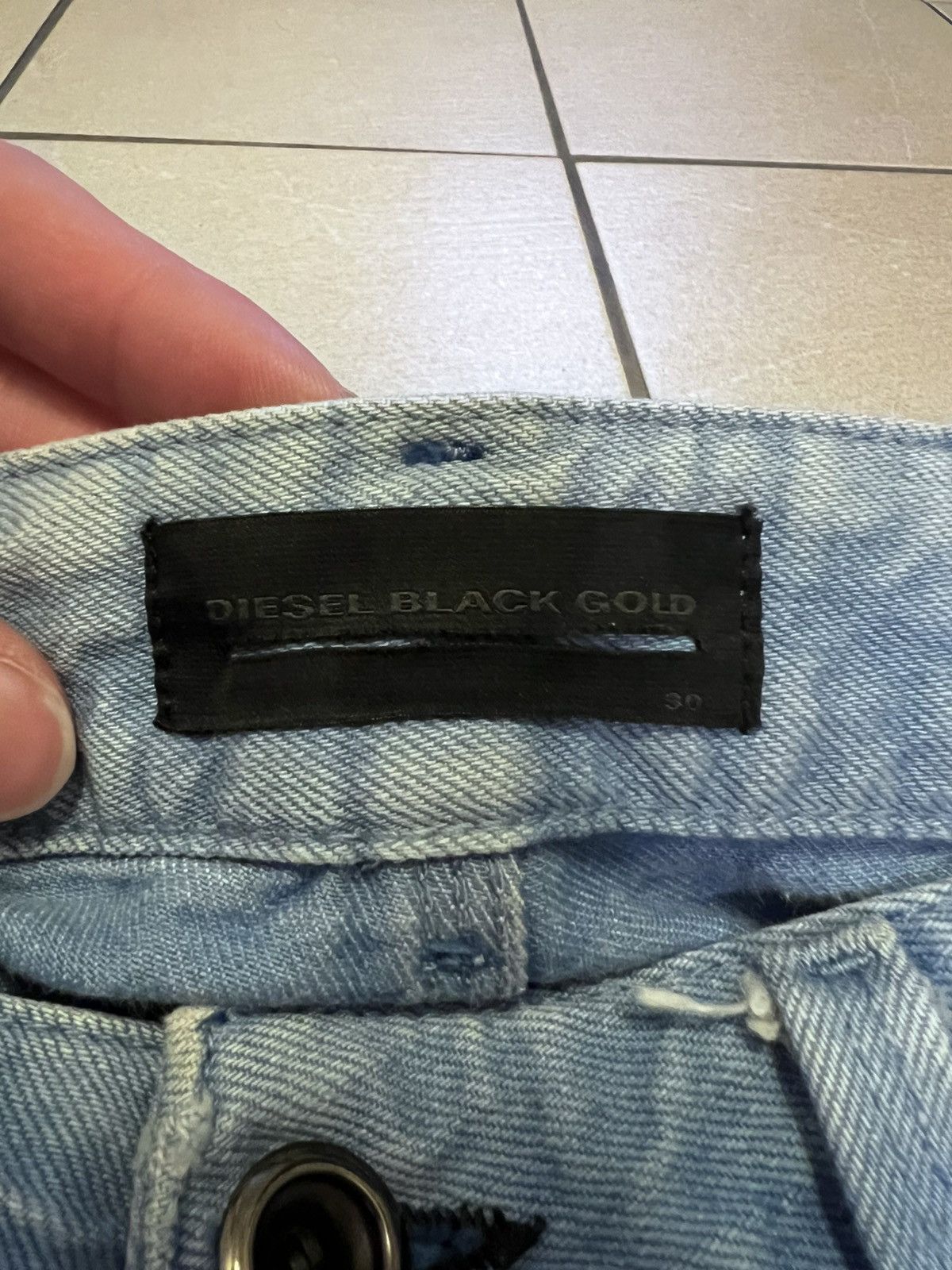 Diesel Black Gold SS16 Light Blue Jeans