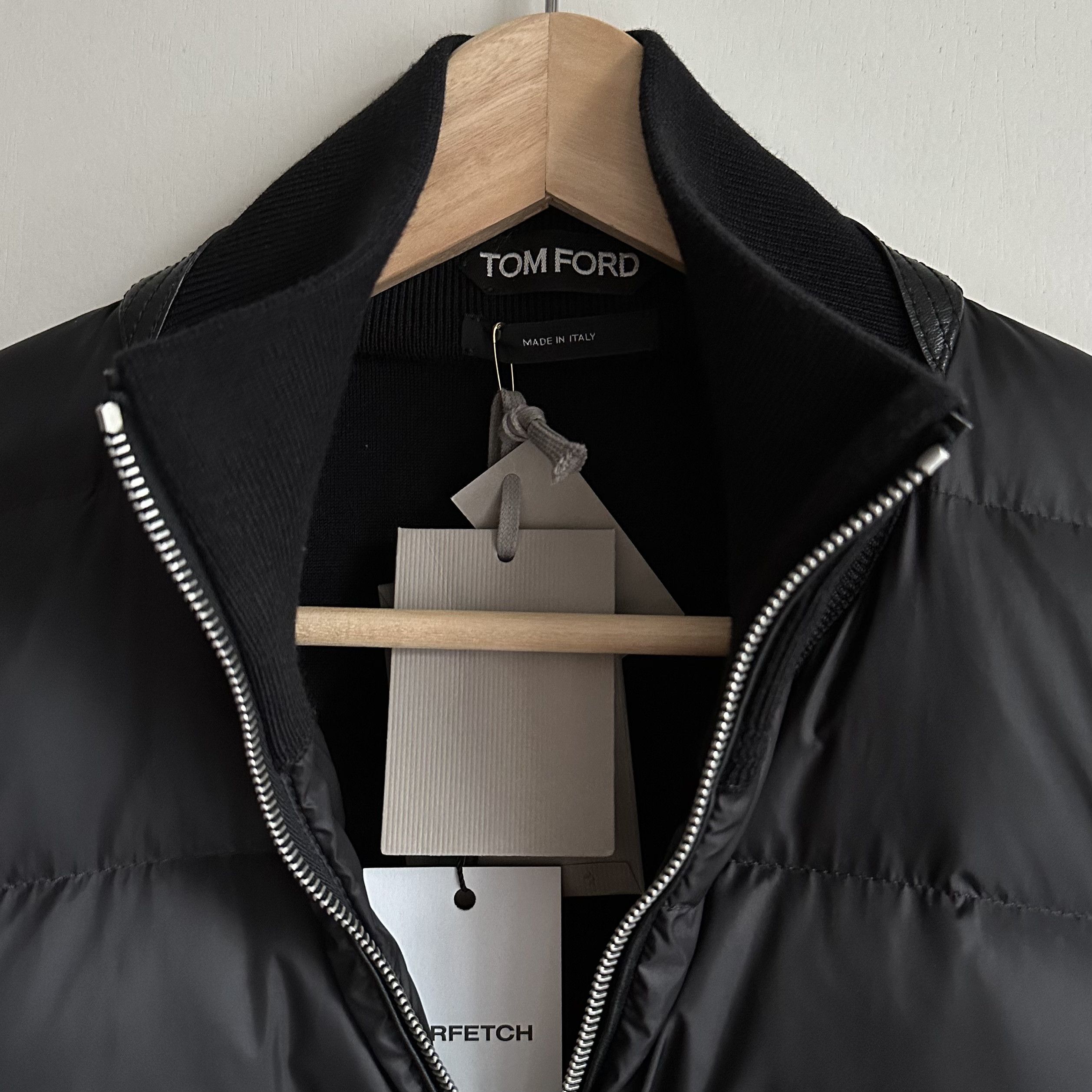 Tom Ford Tom Ford Nylon Down Front Blouson Black Size US M / EU 48-50 / 2 - 3 Thumbnail