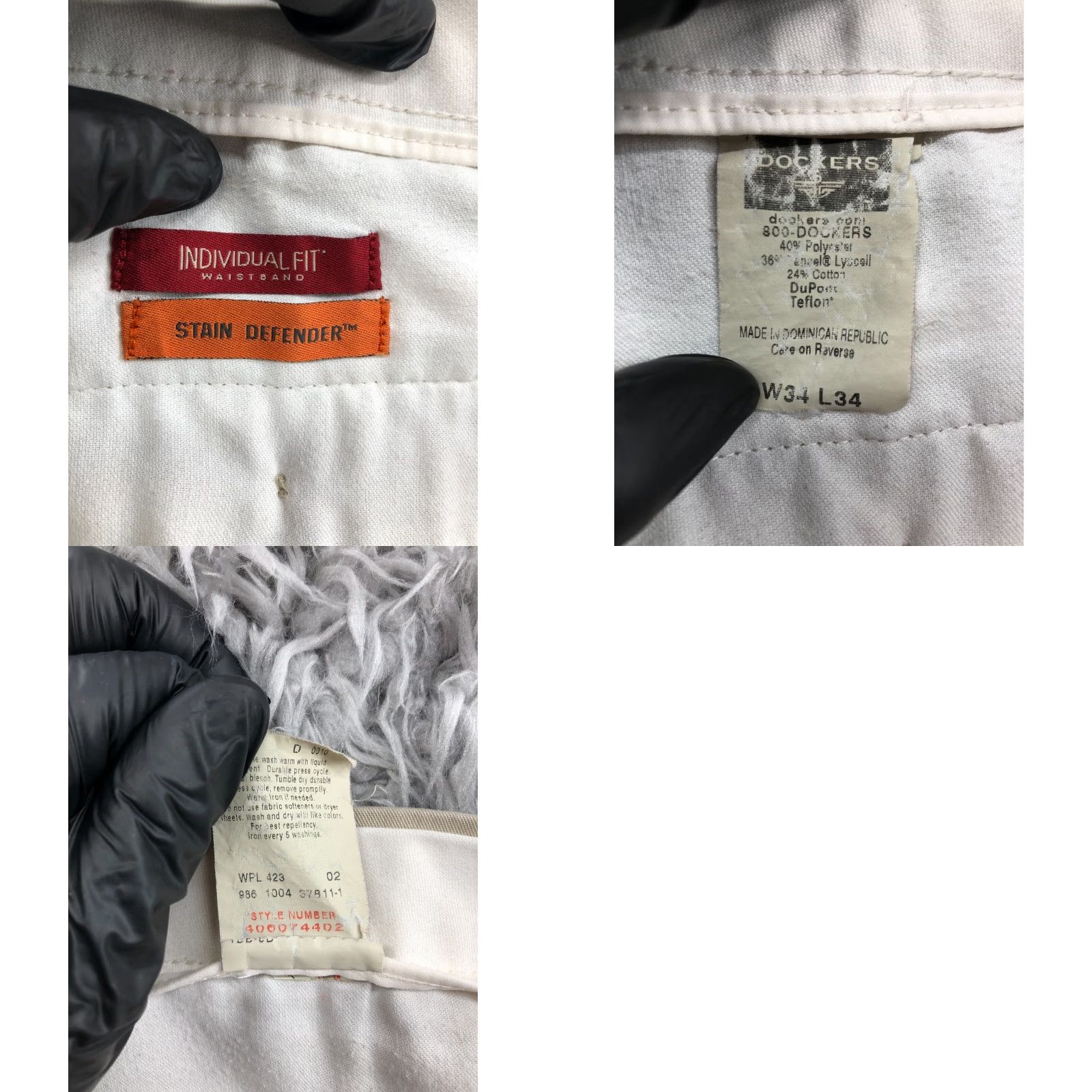 Dockers Dockers Straight Fit Pants Mens Size 34x34 Mid Rise Medium Wash Beige Size US 34 / EU 50 - 9 Thumbnail