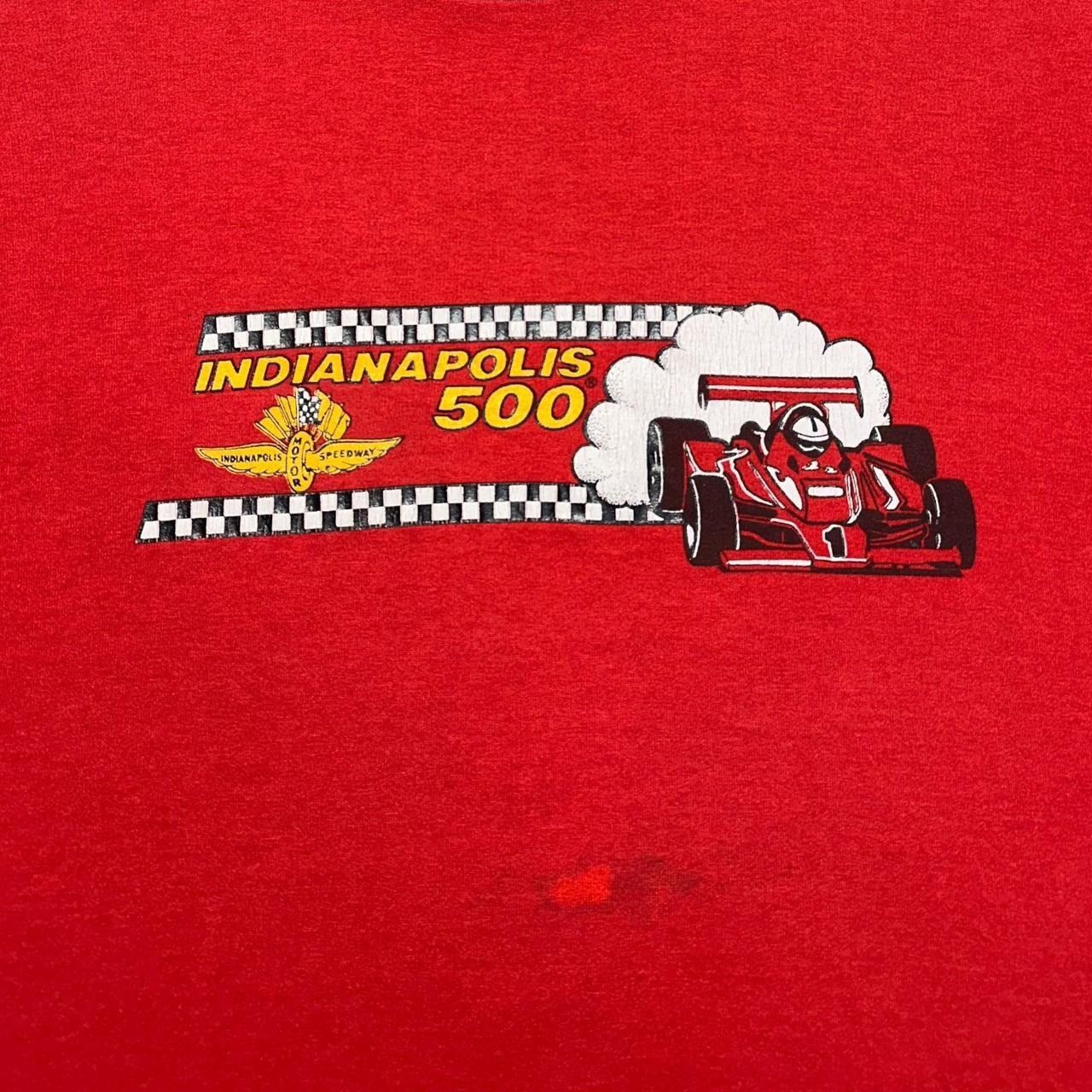 Hanes × NASCAR × Vintage Vintage Indianapolis 500 80s T-Shirt Size US XL / EU 56 / 4 - 3 Thumbnail