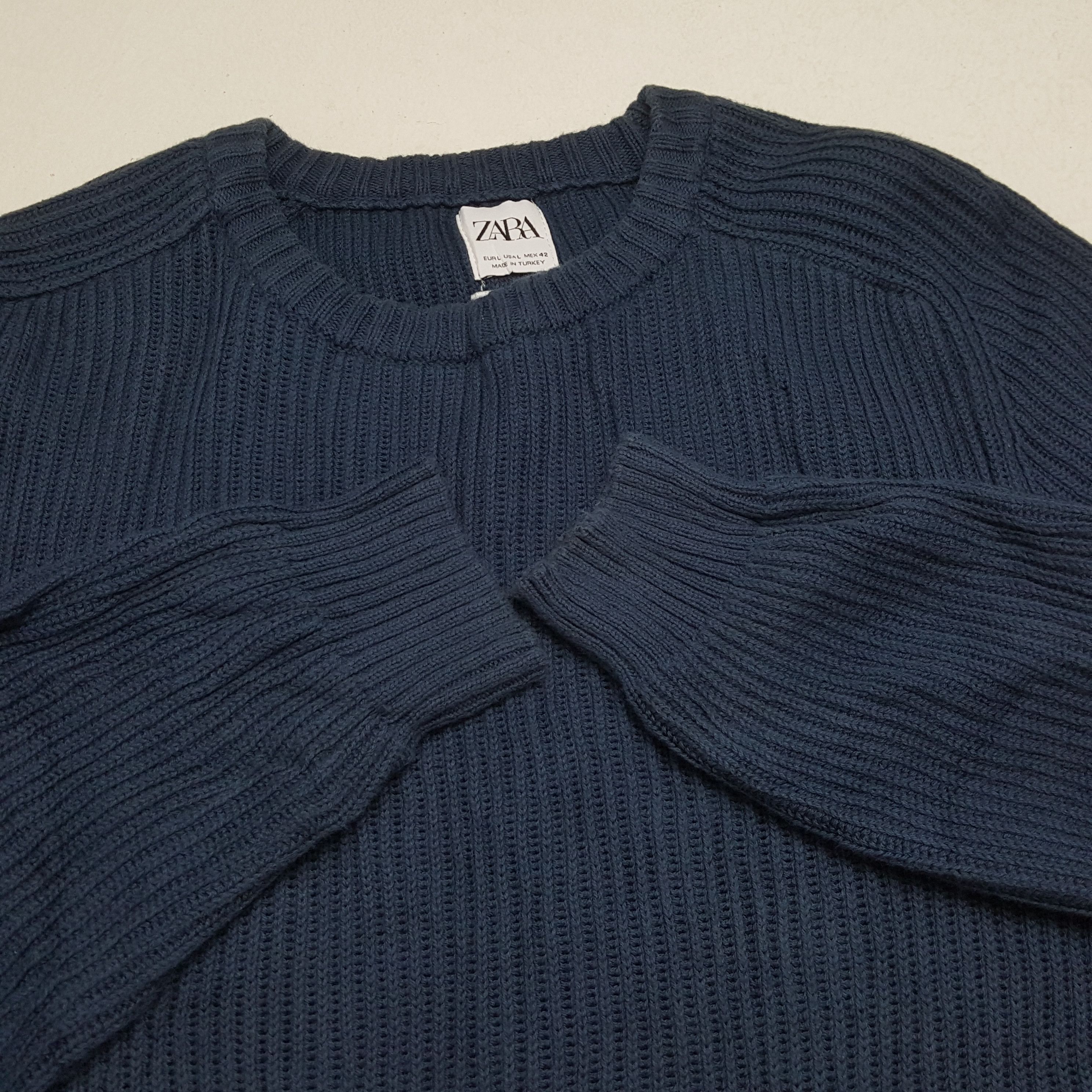 Vintage × Zara Vintage ZARA x SKULLS Japanese Style Custom Knitwear Size US S / EU 44-46 / 1 - 9 Thumbnail