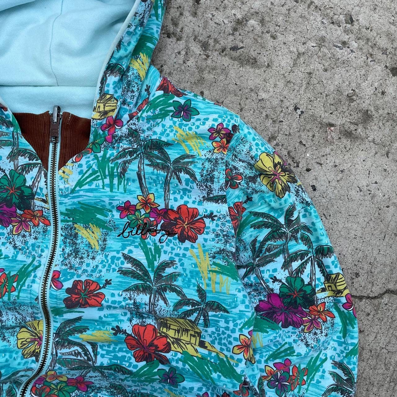 Billabong Vintage Women’s Zip Hoodie Double Side Jacket Billabong SK8 Size M / US 6-8 / IT 42-44 - 7 Thumbnail