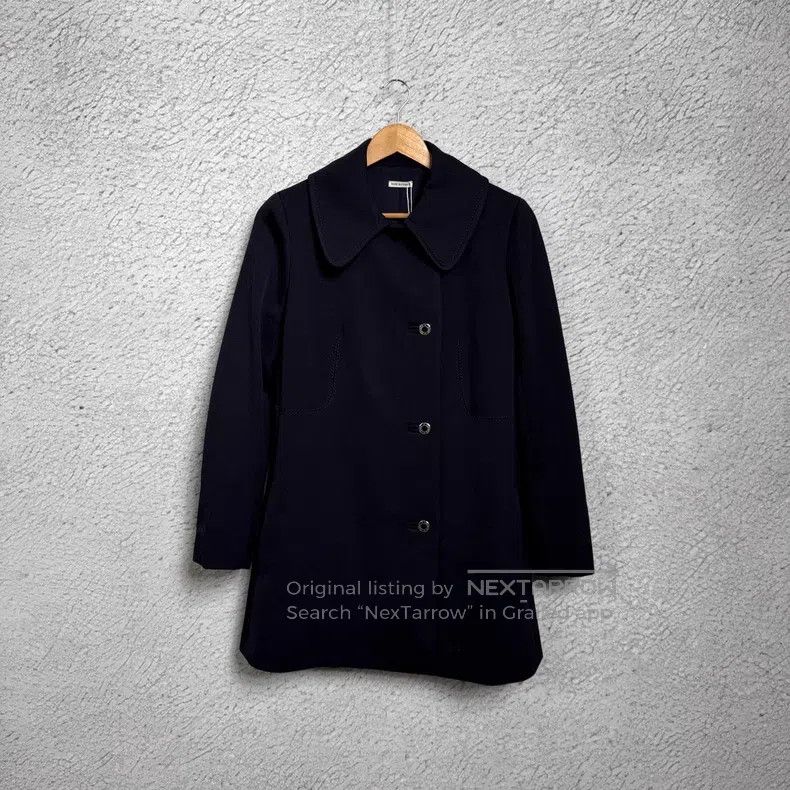 Hermes Hermes Mid-Length Solid Color Long Sleeve Coat, Black Size XS / US 0-2 / IT 36-38 - 1 Thumbnail