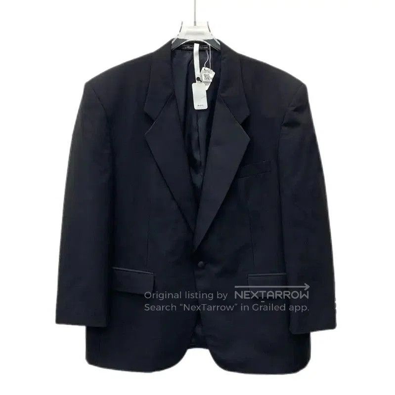 Balmain Balmain Black Wool Men's Outerwear Jacket . Size US S / EU 44-46 / 1 - 1 Thumbnail