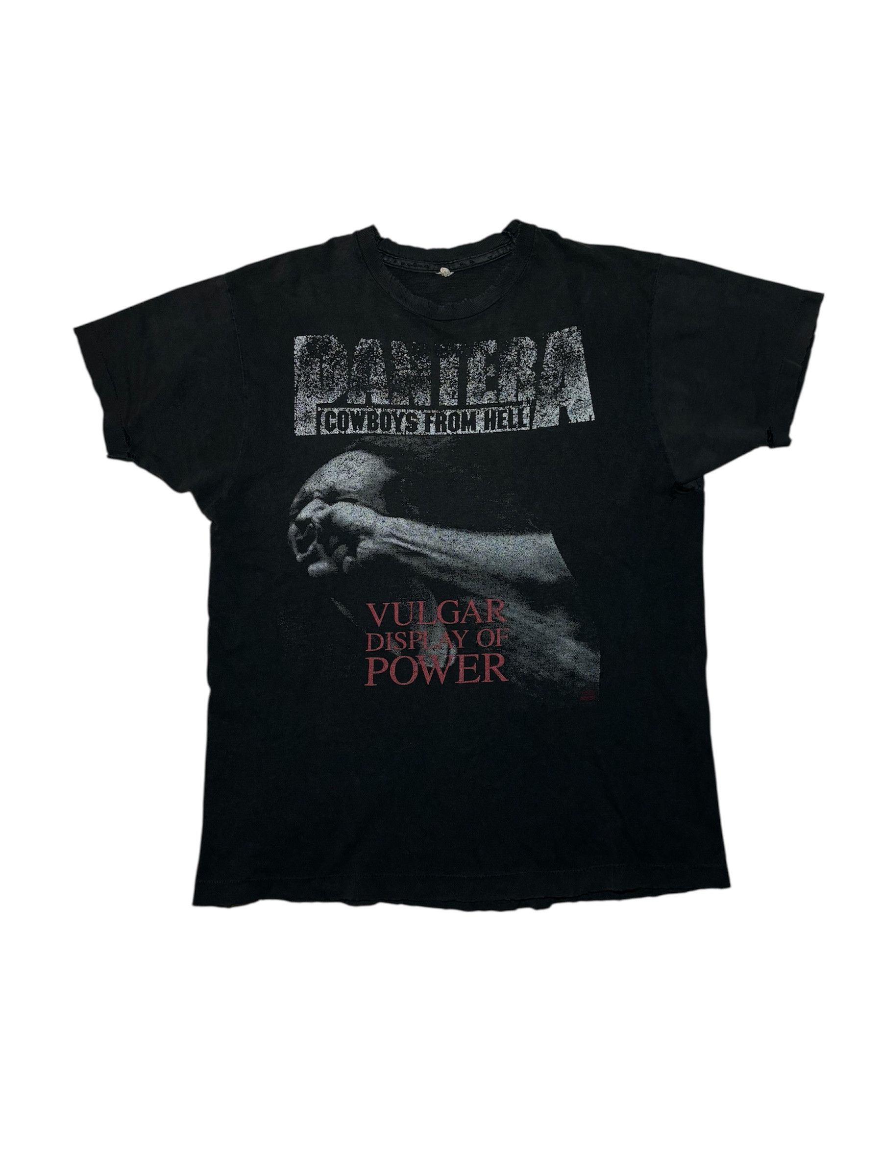 Vintage 1992 Vintage Pantera "Vulgar Display of Power" t-shirt Size US M / EU 48-50 / 2 - 1 Thumbnail
