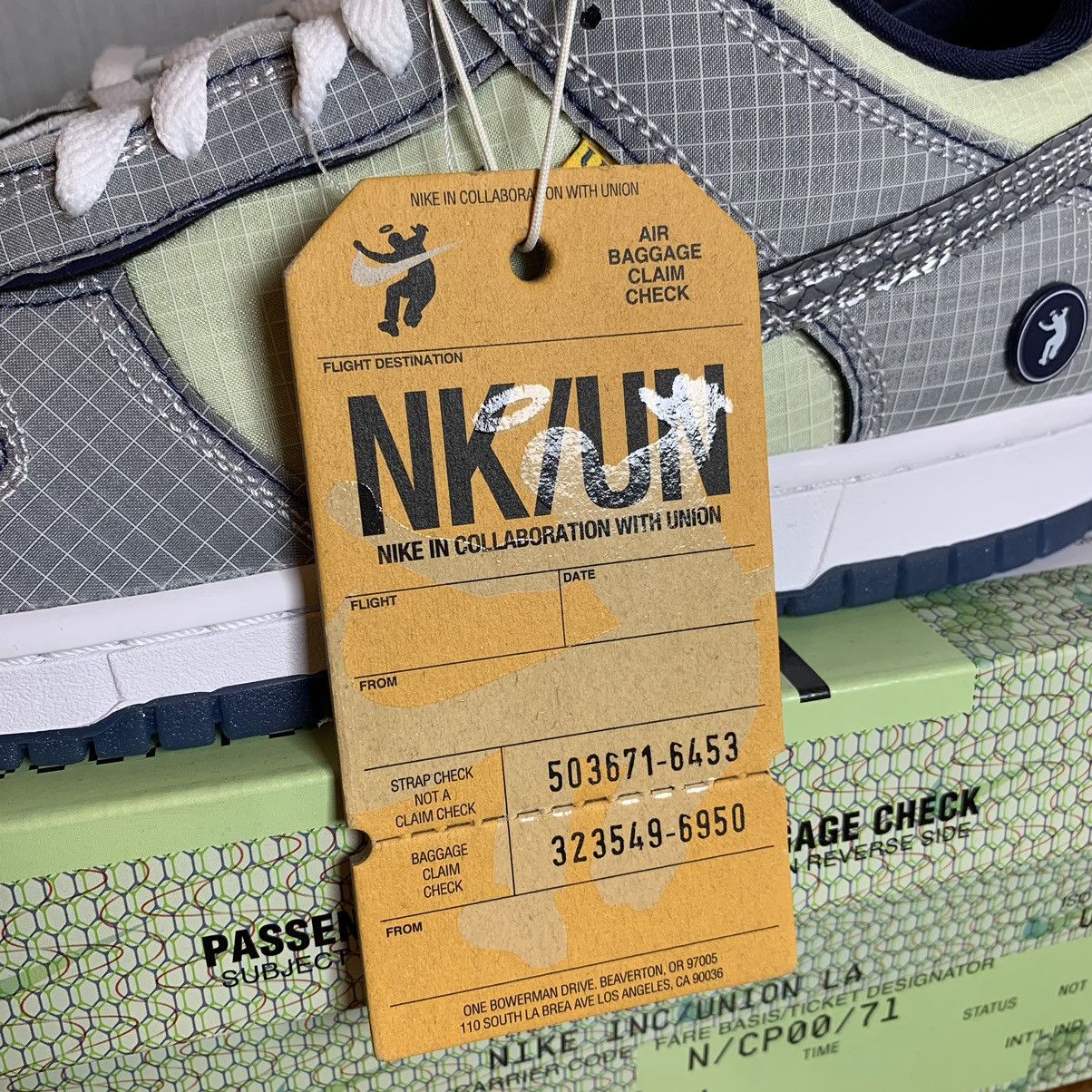 Nike × Union LA Union Nike Dunk Low Pistachio Size US 9.5 / EU 42-43 - 10 Thumbnail