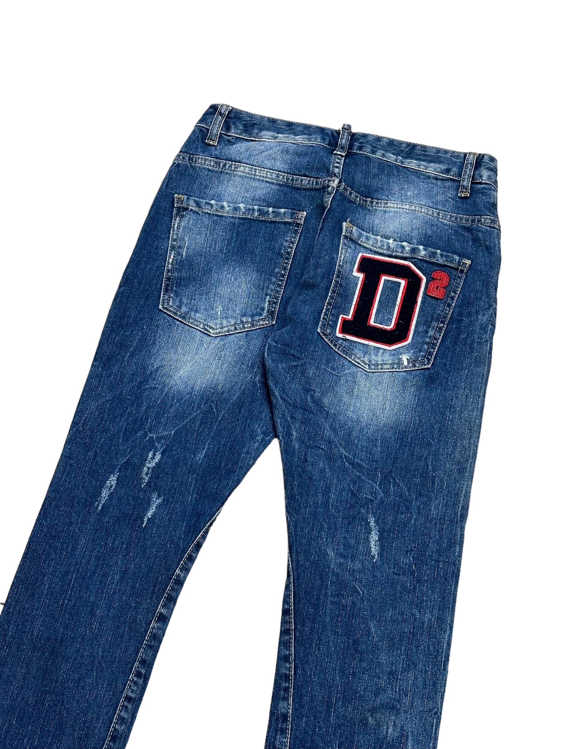 Dsquared2 Dsquared D2 big logo slim jeans Size 26" / US 2 / IT 38 - 4 Thumbnail