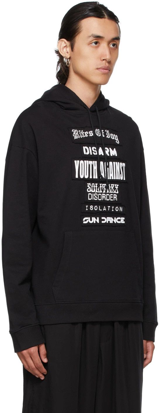 Raf Simons Raf Simons Black 'Rites Of Joy' Hoodie Size US L / EU 52-54 / 3 - 8 Thumbnail