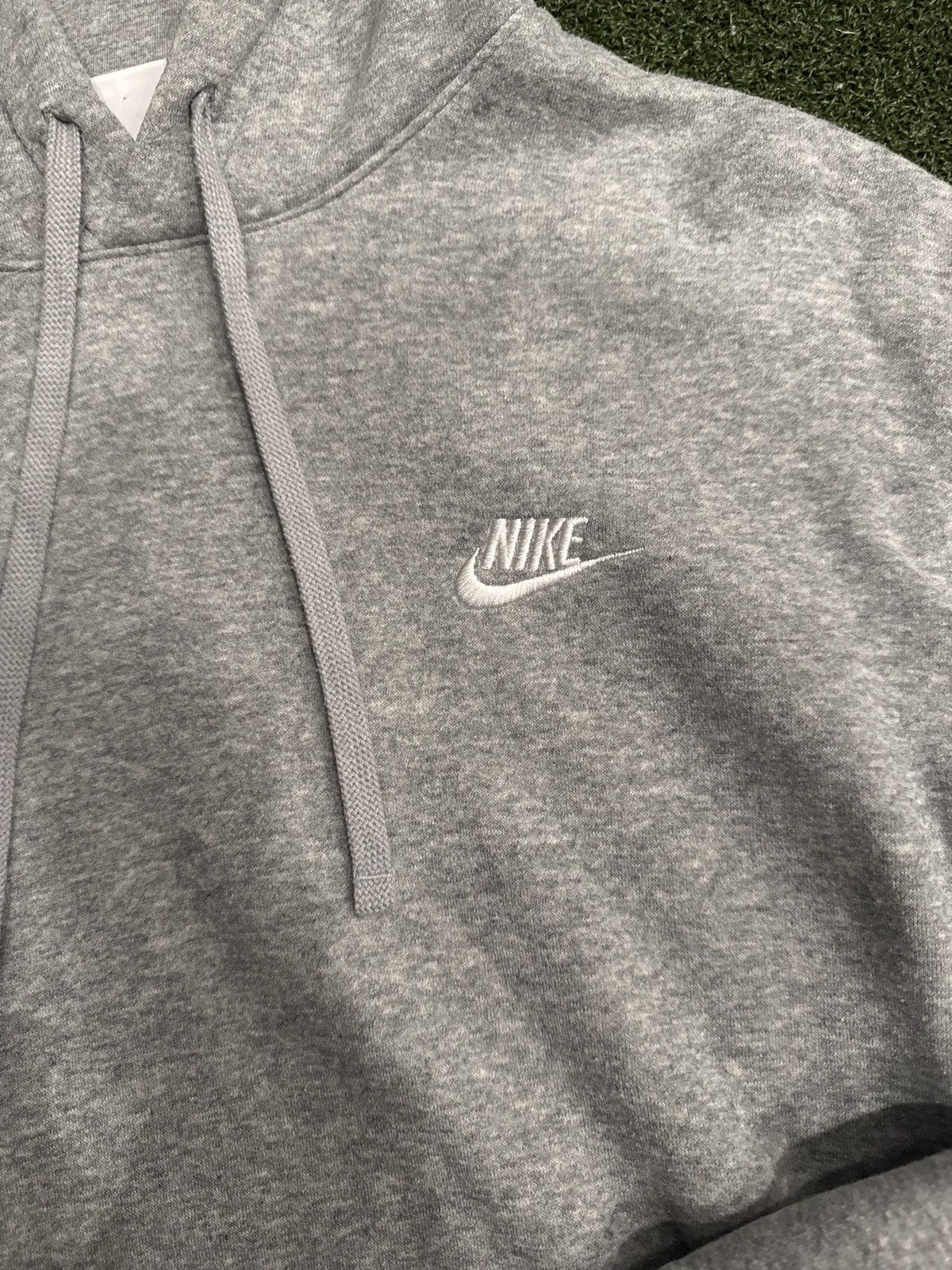 Nike Heather Gray Nike Logo Hoodie Size US M / EU 48-50 / 2 - 3 Thumbnail