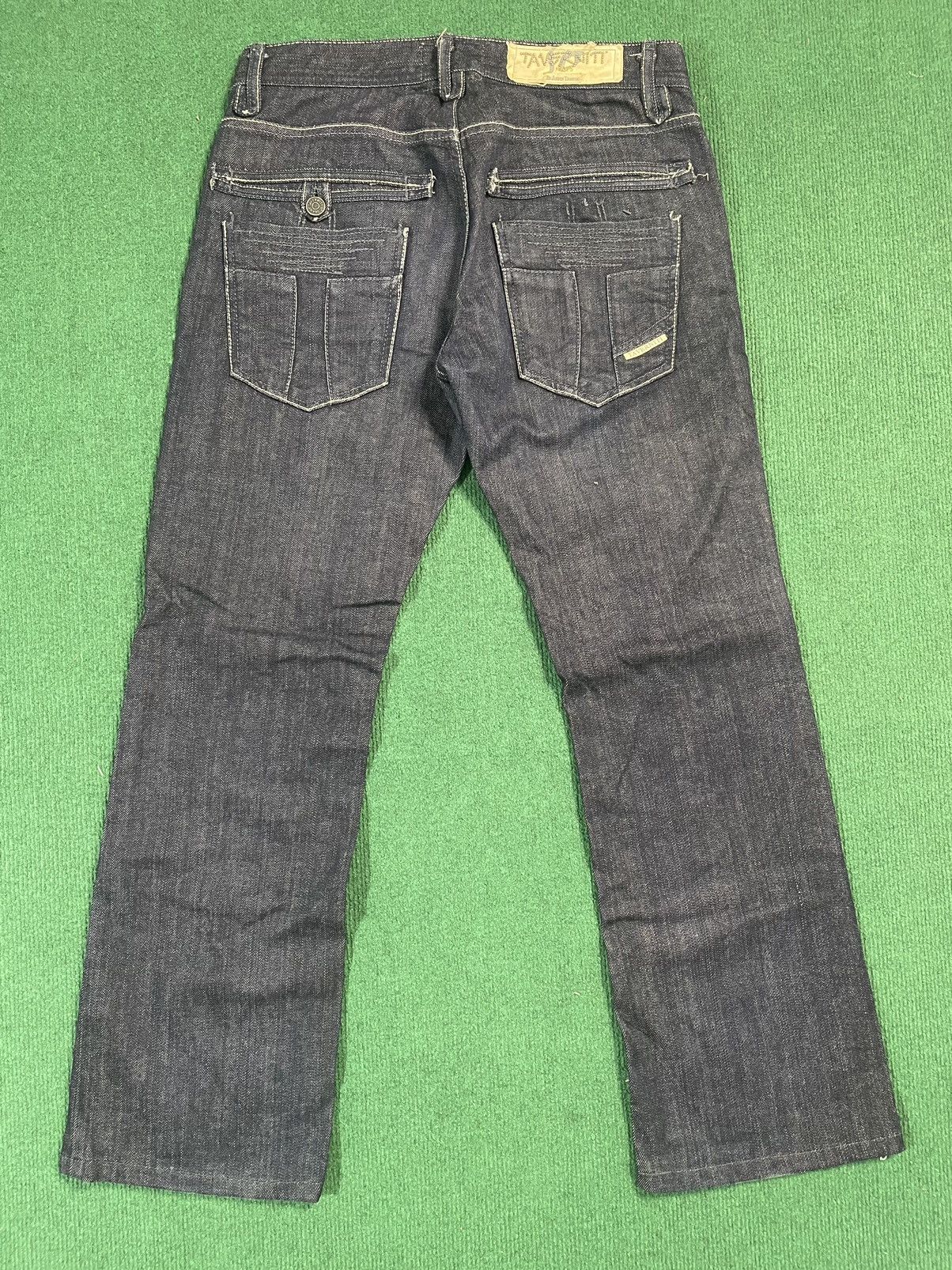 If Six Was Nine Jimmy Taverniti Flair Wide Leg Jeans Size US 32 / EU 48 - 4 Thumbnail