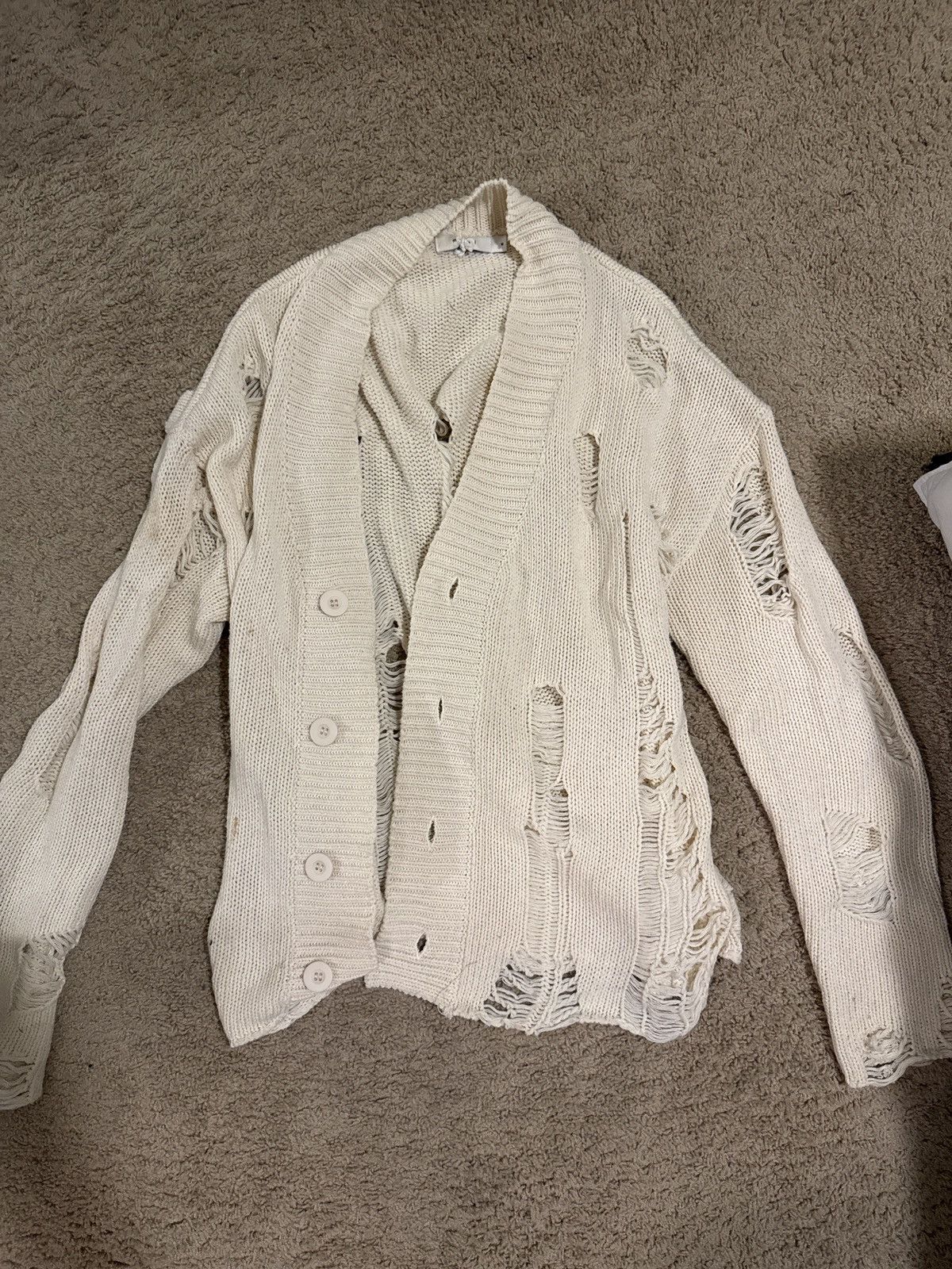 MNML MNML distressed cardigan Size US M / EU 48-50 / 2 - 1 Thumbnail
