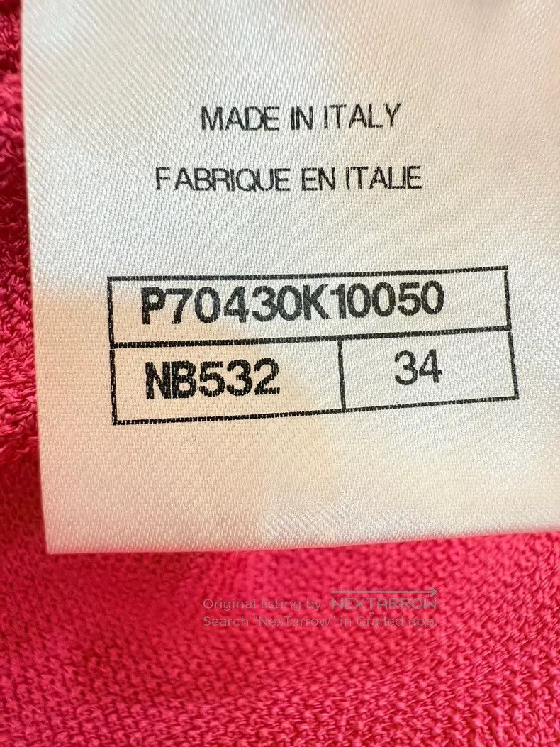 Chanel Chanel 21p rose four-pocket knitted short sleeves Size XXS / US 00 / IT 34 - 5 Thumbnail