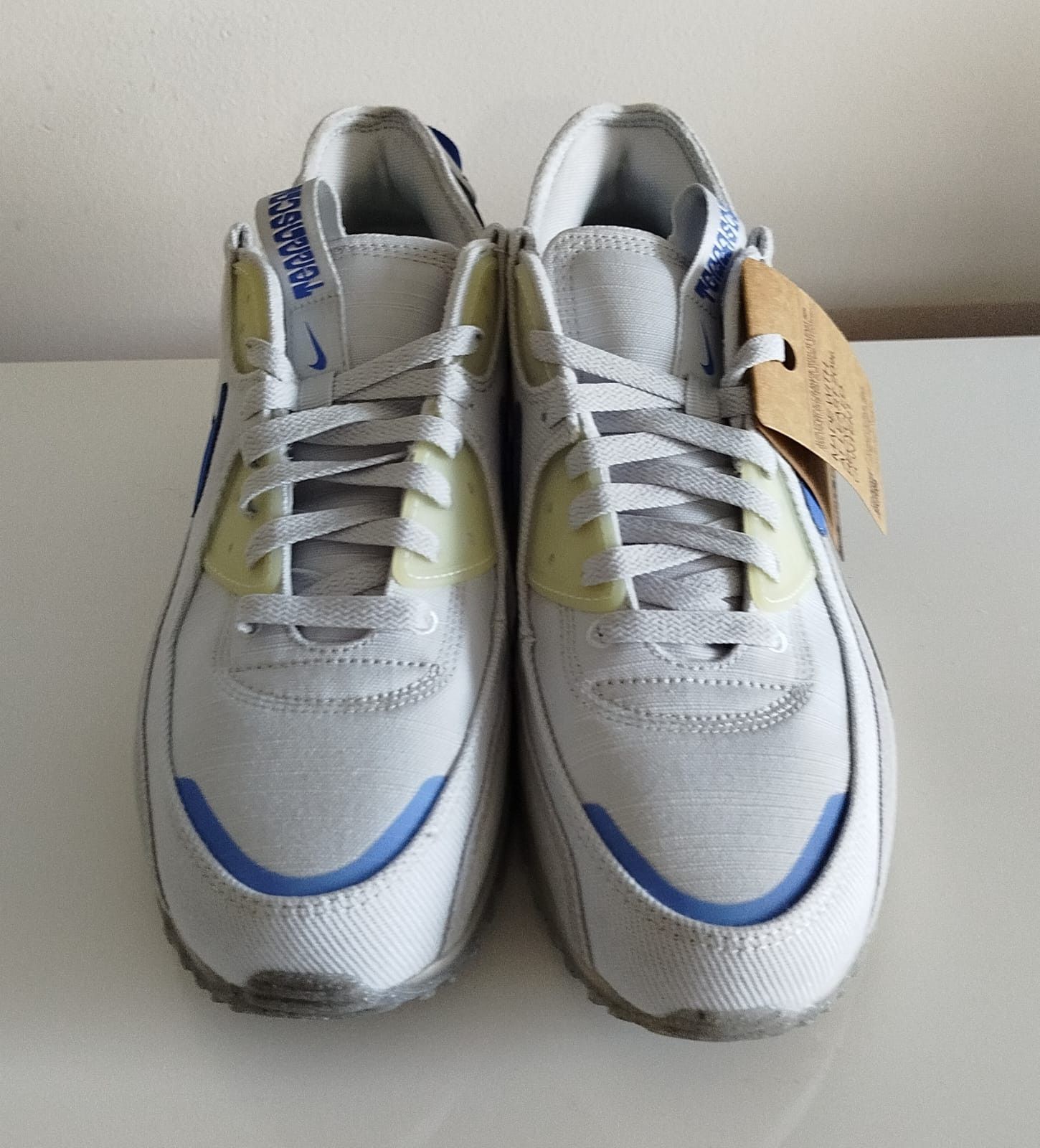Nike Nike Air Max Terrascape 90 Pure Platinum Hyper Royal Size US 11.5 / EU 44-45 - 7 Thumbnail