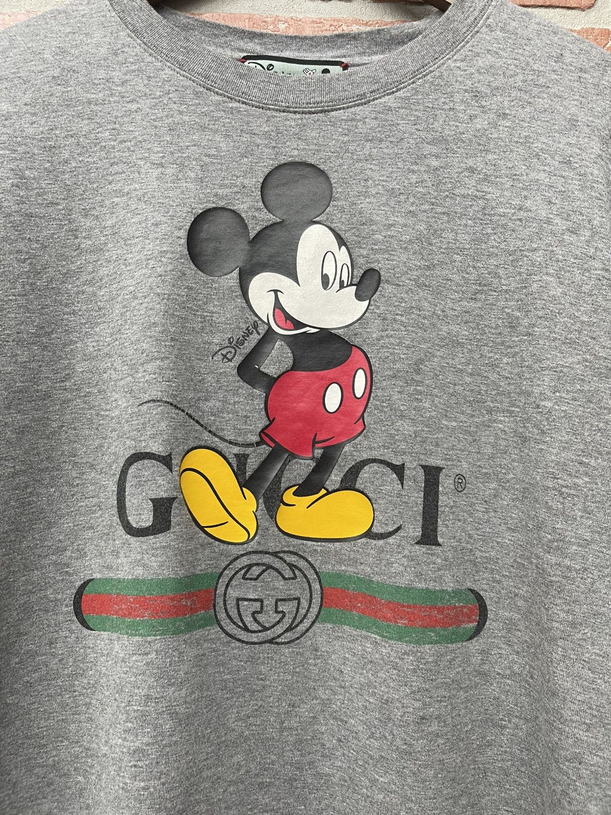 Disney × Gucci Size XS - Gucci x Disney Mickey Mouse Tee Grey Size US XS / EU 42 / 0 - 4 Thumbnail