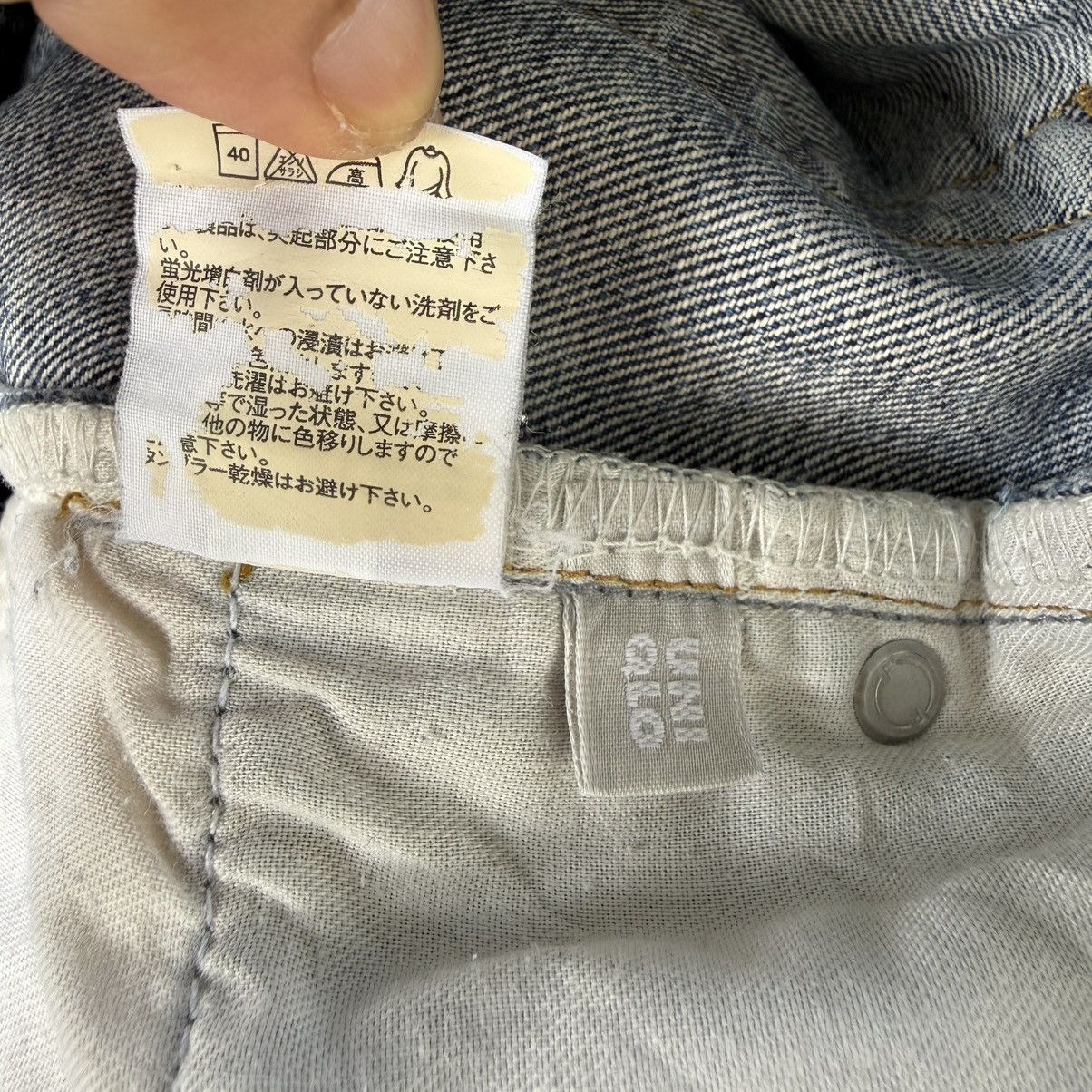 Japanese Brand W30x32 Vintage Japanese Faded Blue Ripped Denim Jean Size US 30 / EU 46 - 13 Thumbnail