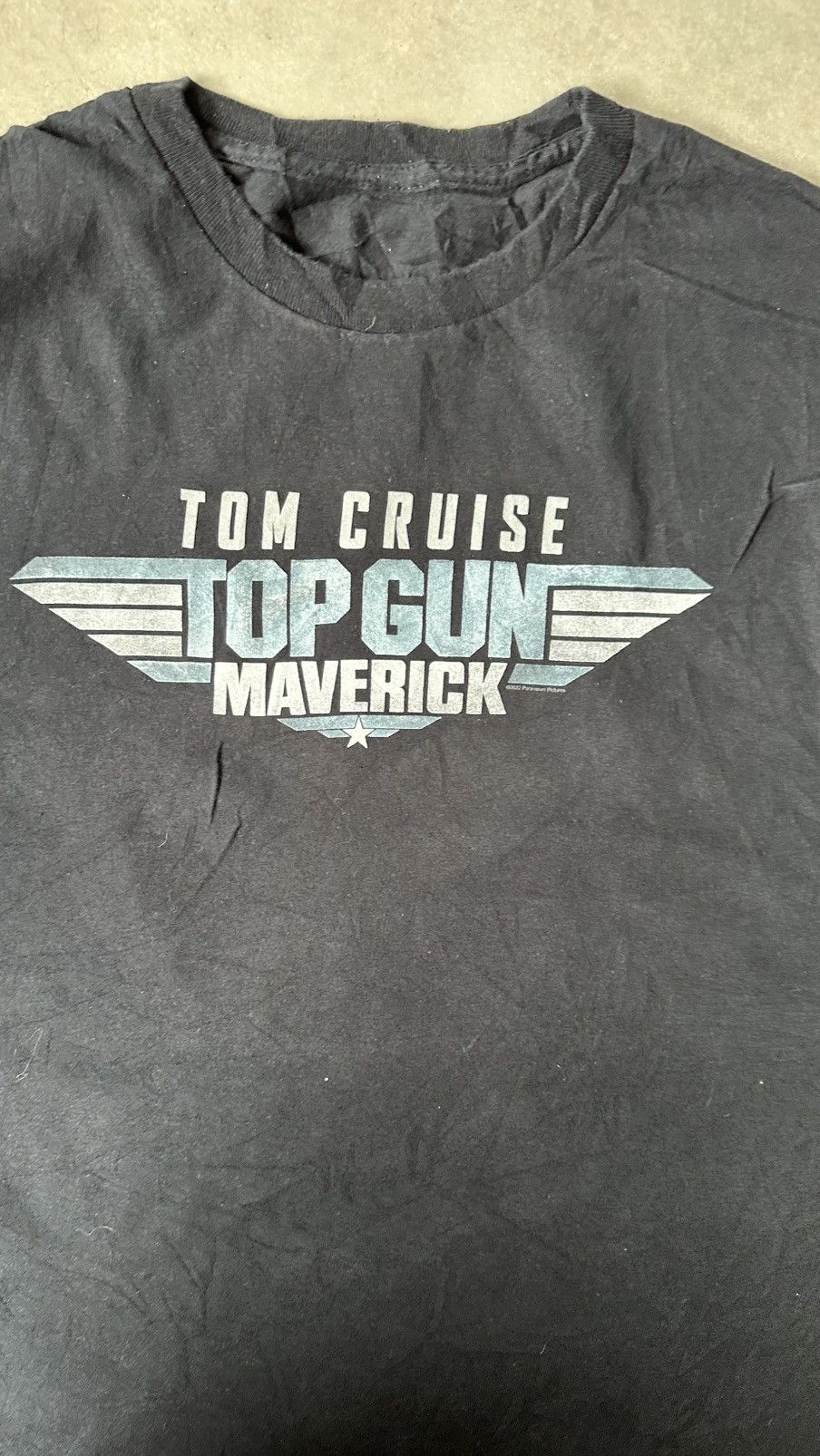 Vintage TOM CRUISE TOP GUN MAVERICK MOVIE TEE Size US XXL / EU 58 / 5 - 2 Thumbnail
