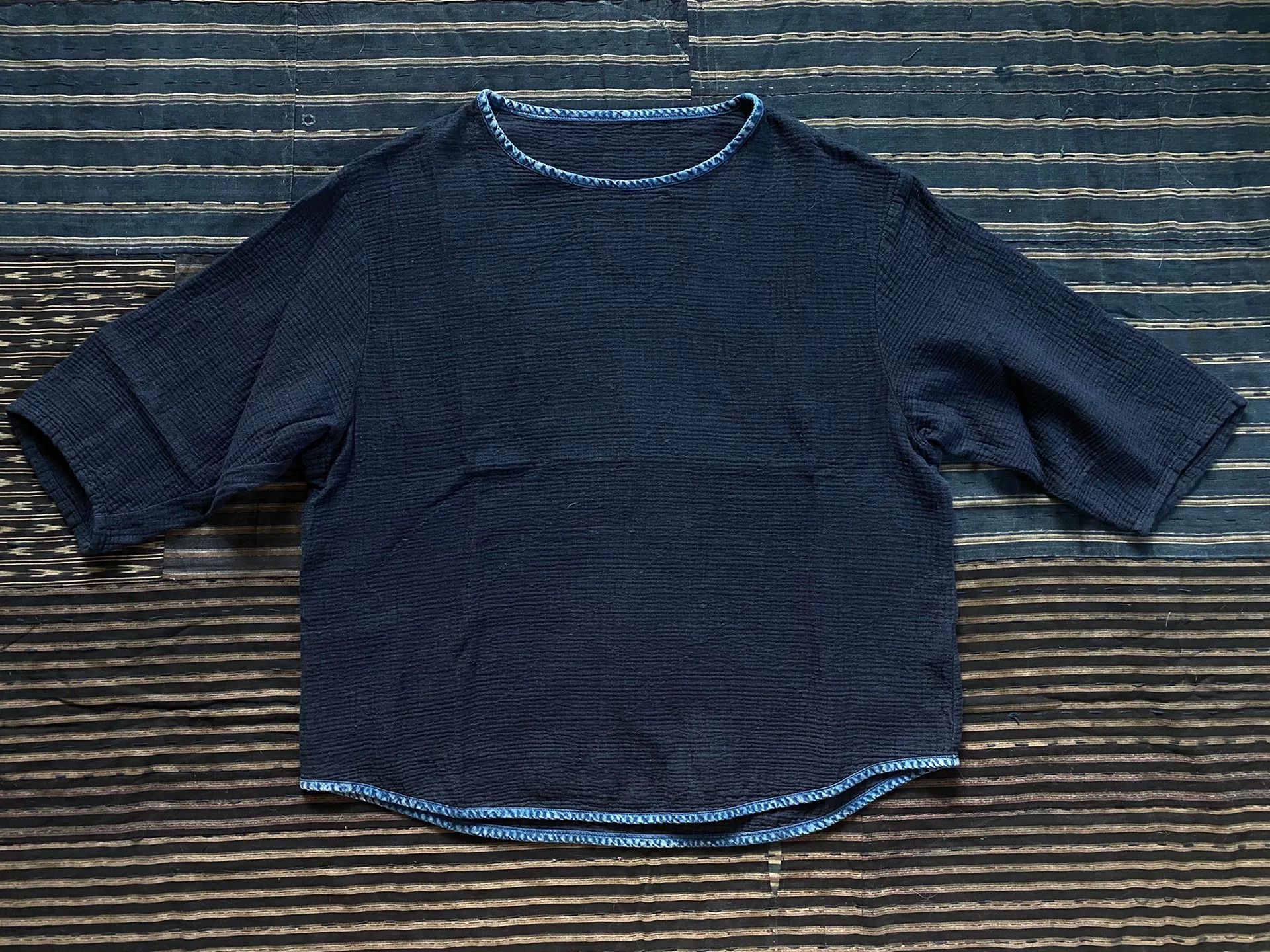Porter Classic classic sashiko short sleeve top Size US M / EU 48-50 / 2 - 1 Thumbnail