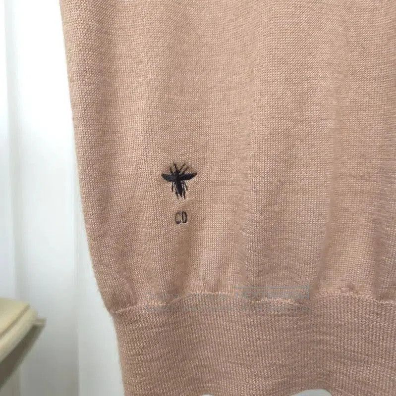 Dior Dior Nude Cashmere Short Sleeve Sweater . Size XS / US 0-2 / IT 36-38 - 4 Thumbnail